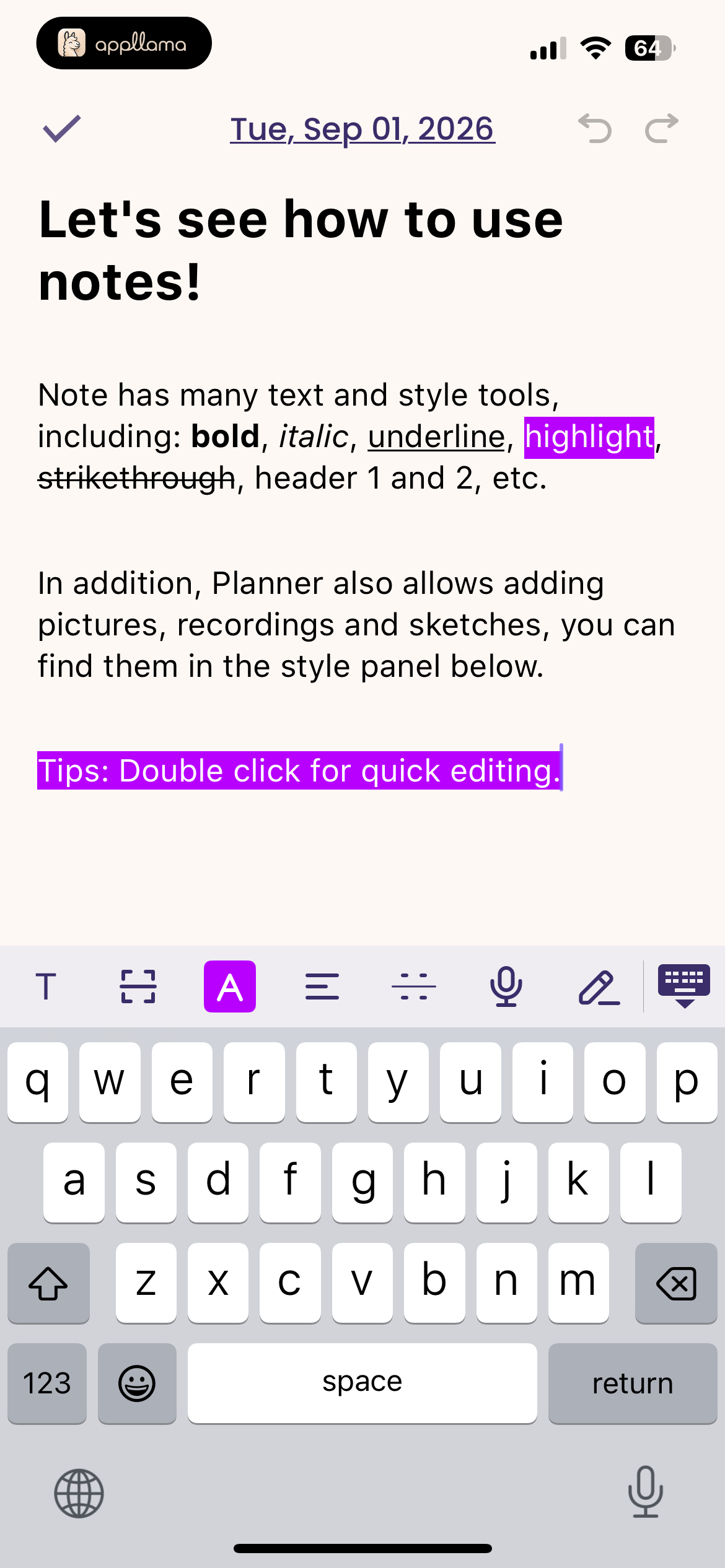 Note Editor