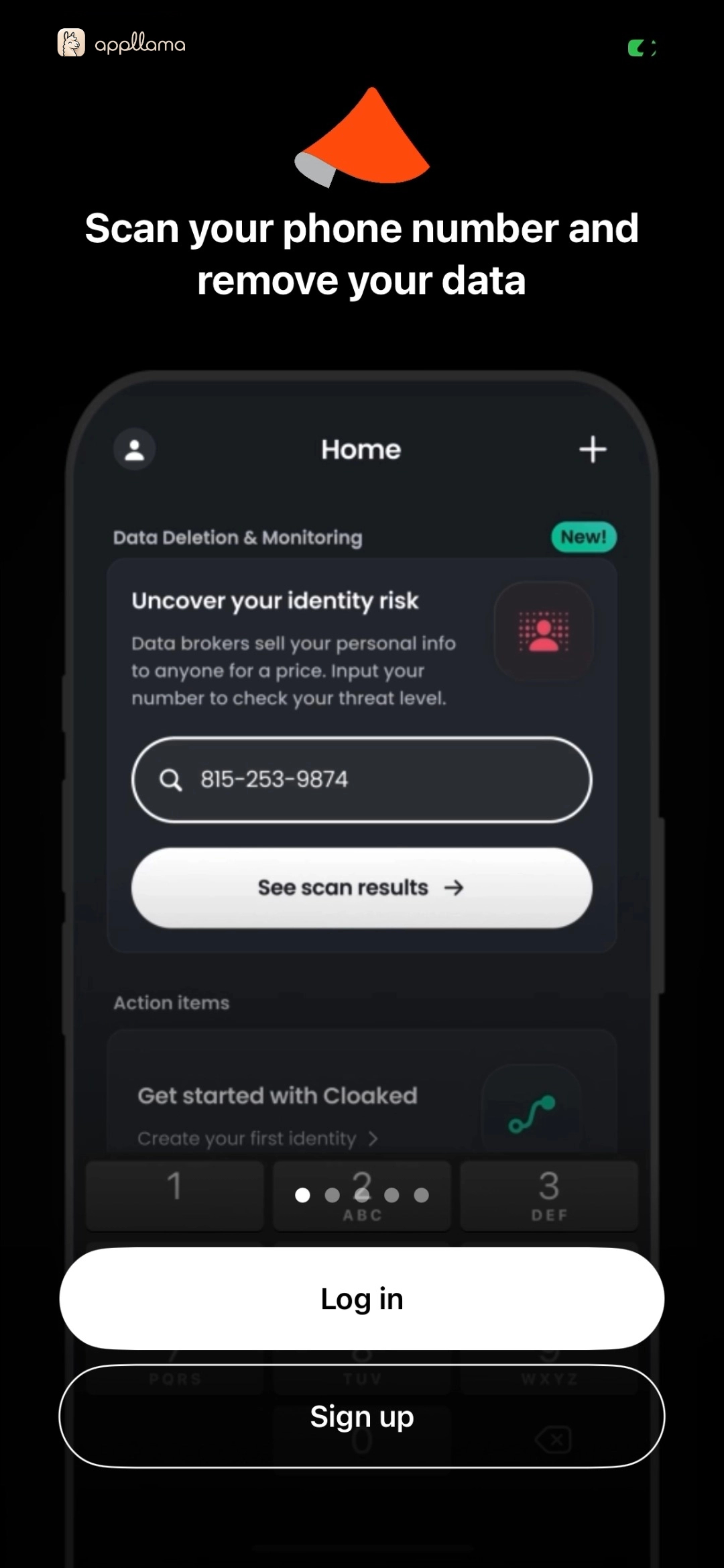 Phone Number Scan Intro