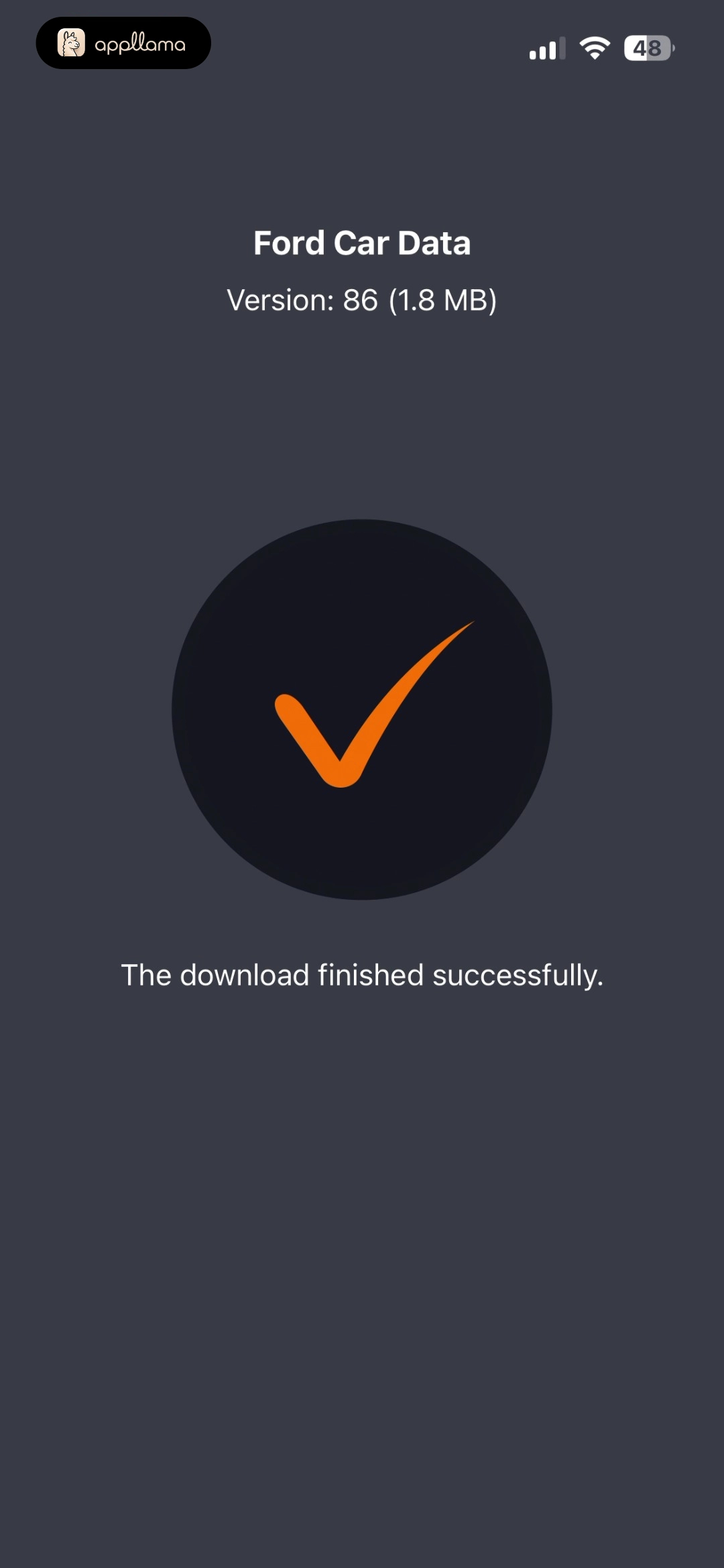 Data Download Success