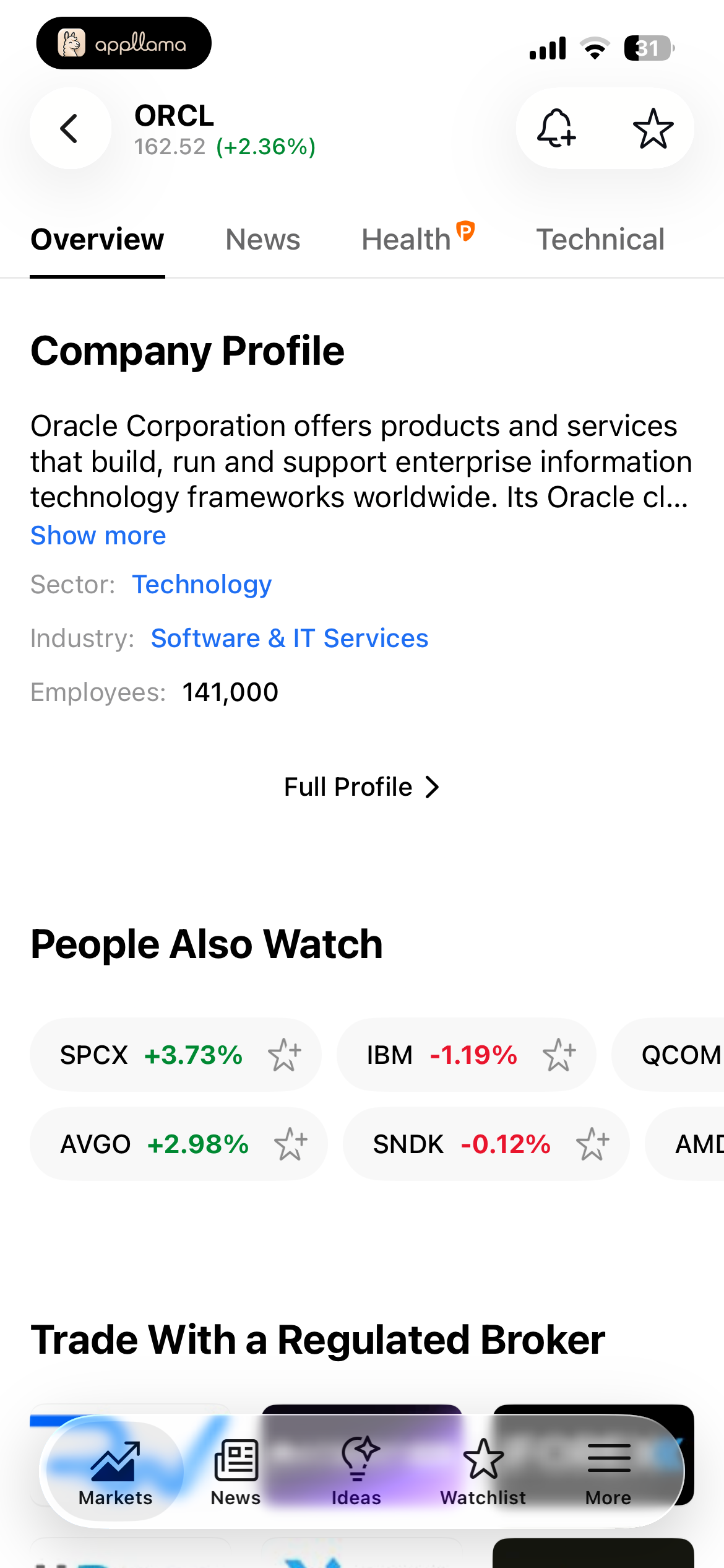 Oracle Company Profile