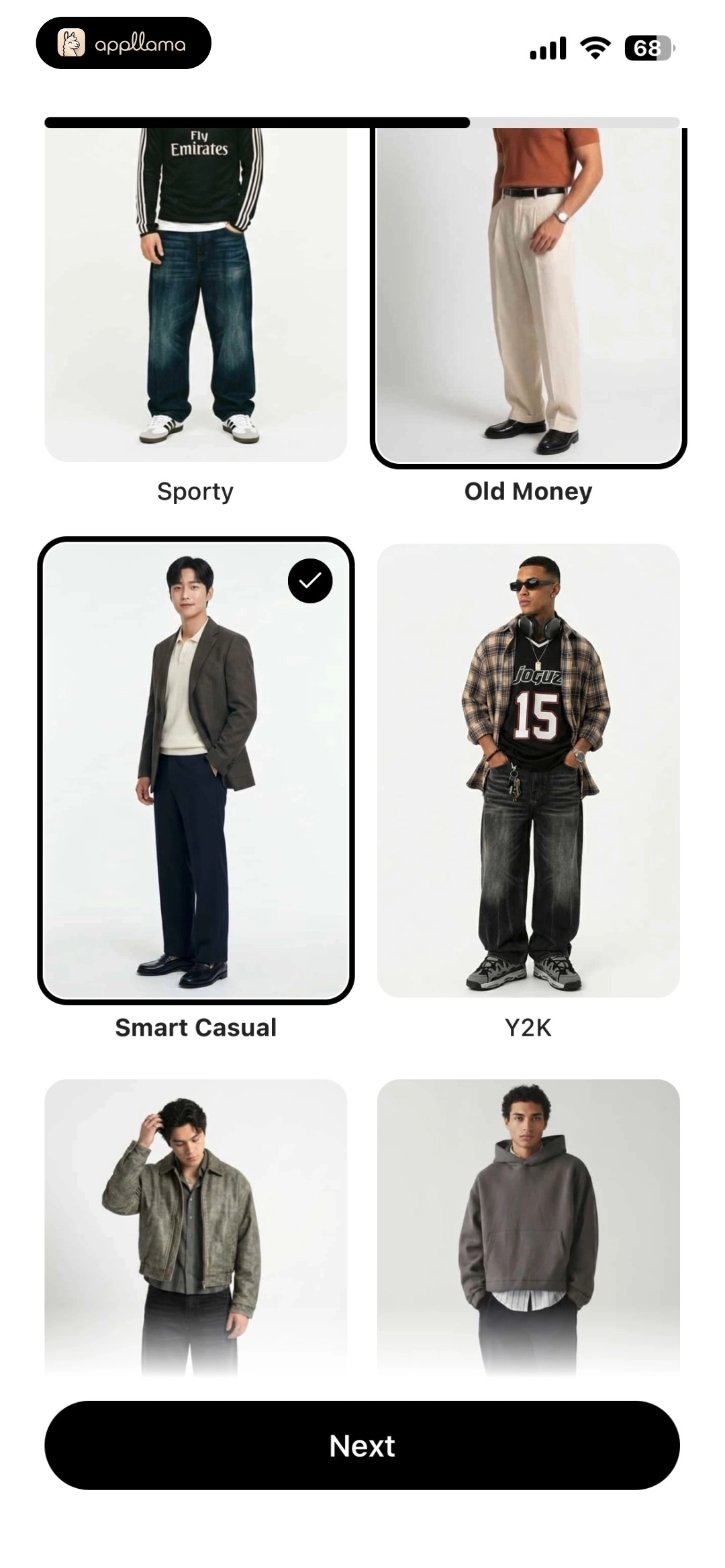 Style Selection