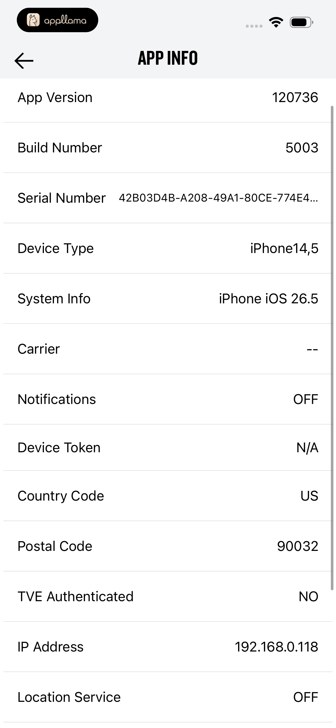 App Information