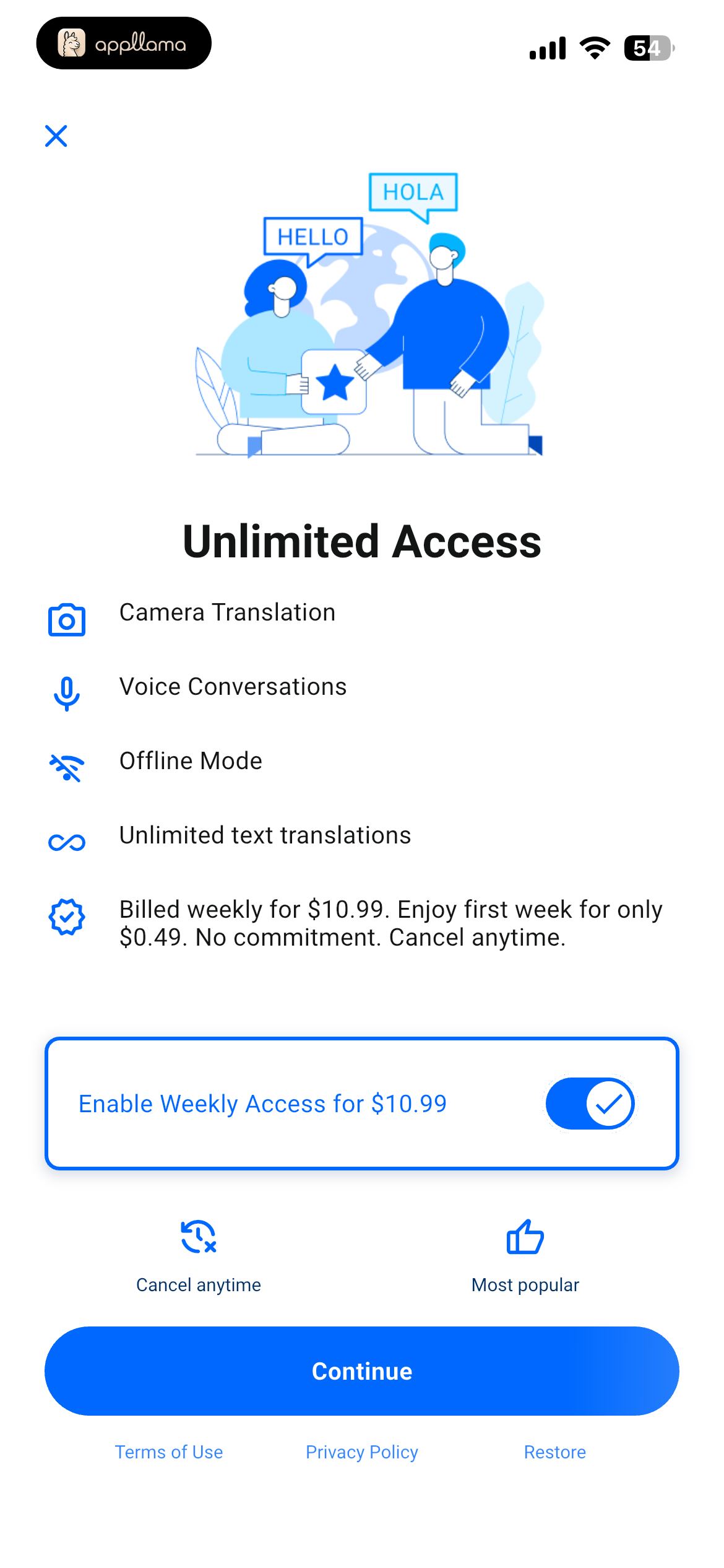 Weekly Subscription Offer