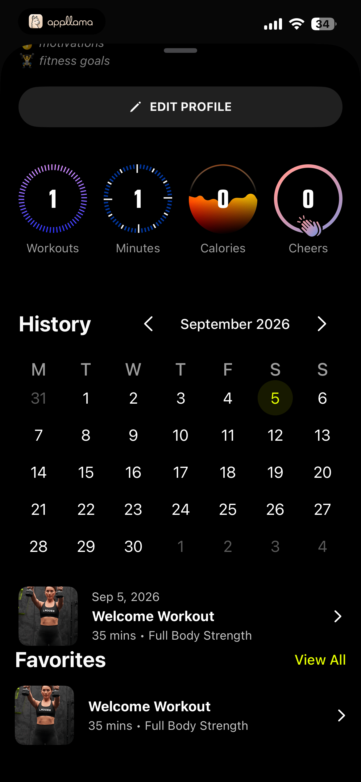 Profile History