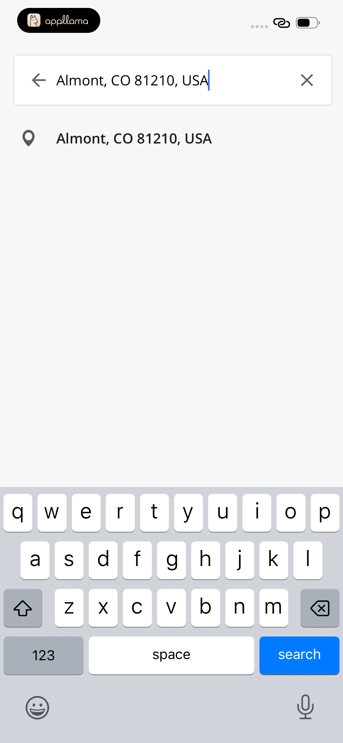 Destination Search