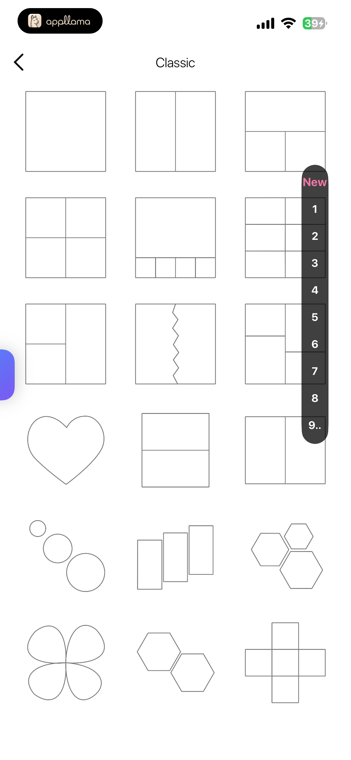 Classic Template Grid