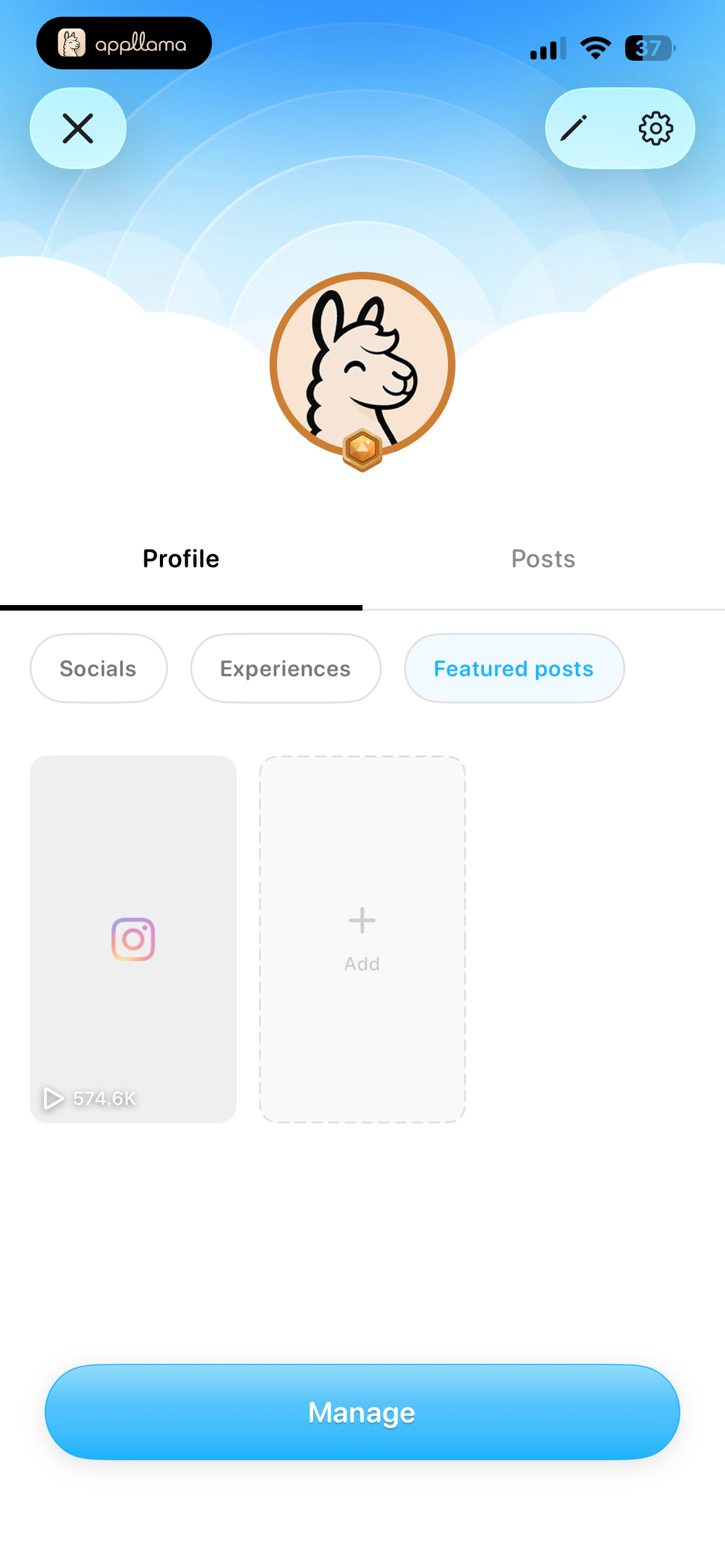 Featured Profile Posts