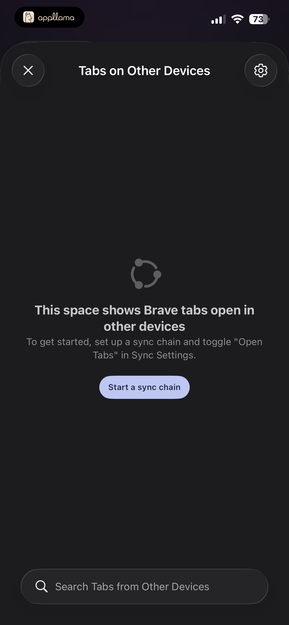 Tabs on Other Devices