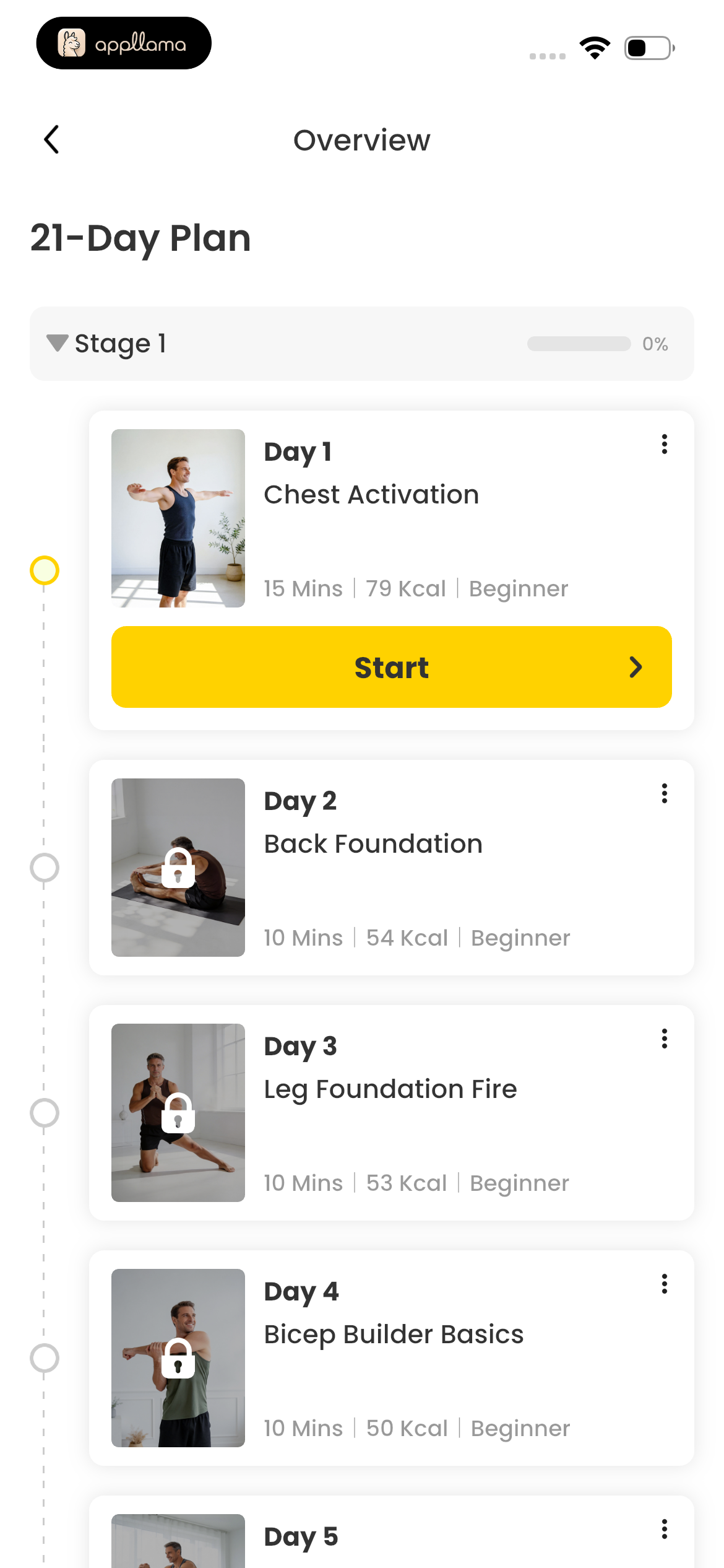 21-Day Plan Overview