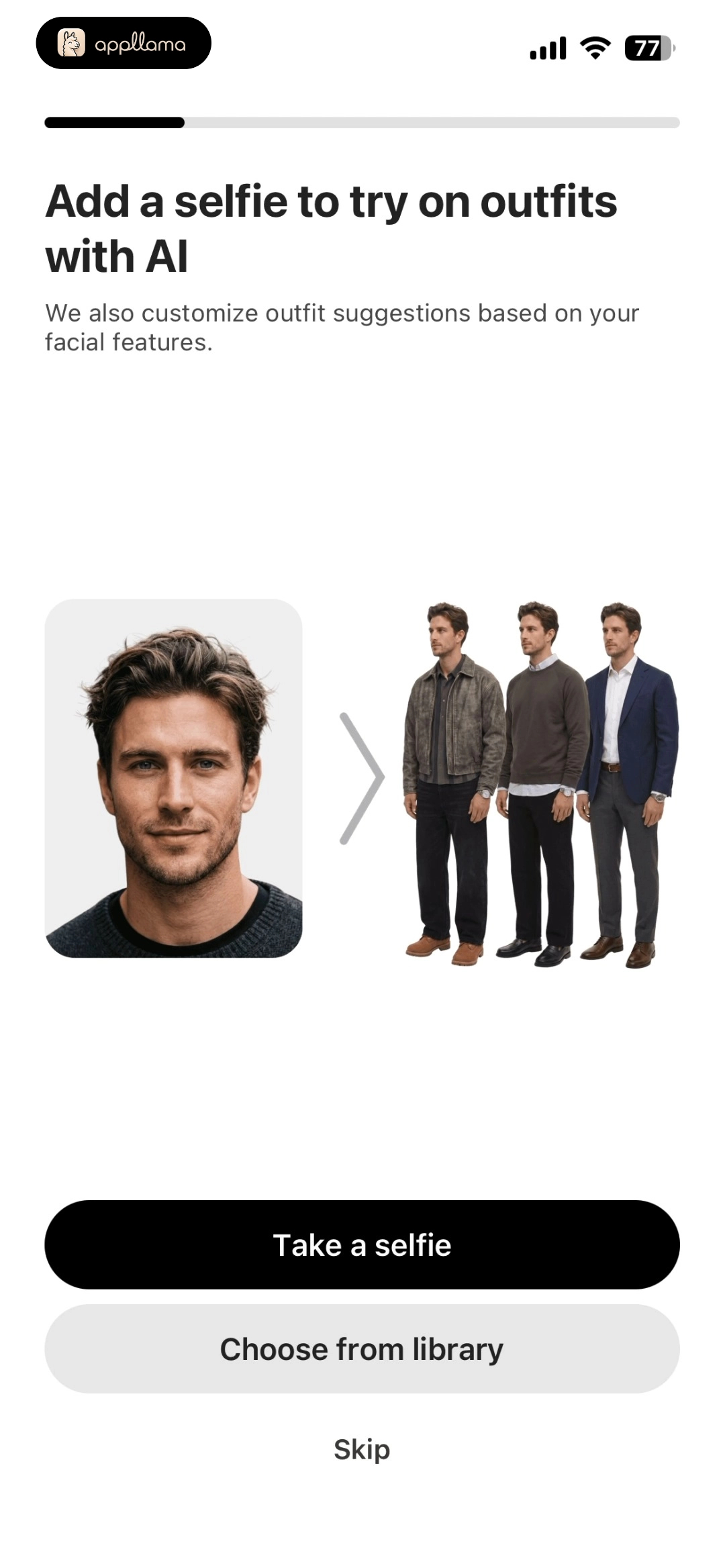 AI Selfie Setup