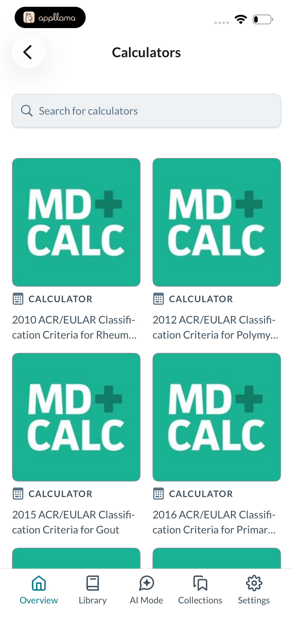Medical Calculators Library