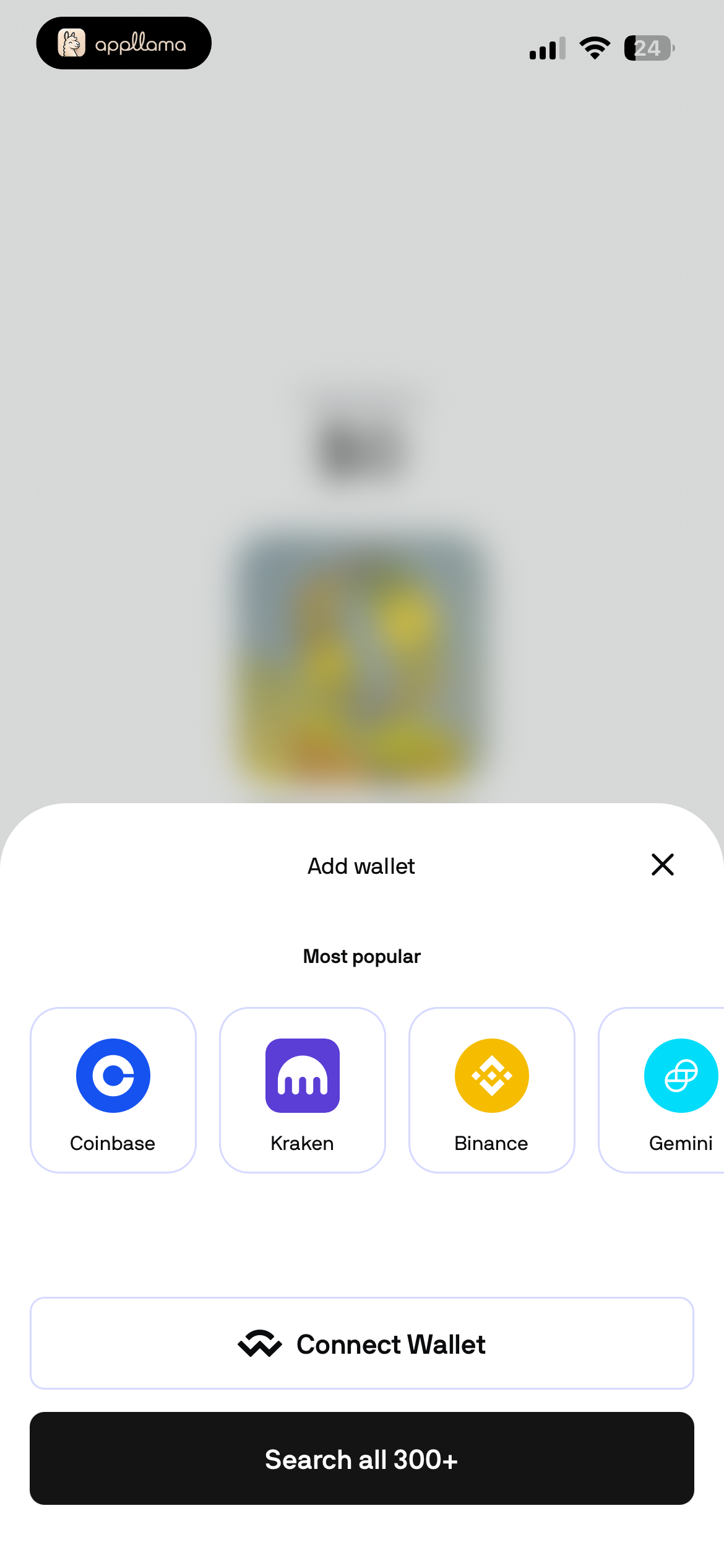 Add Wallet Picker