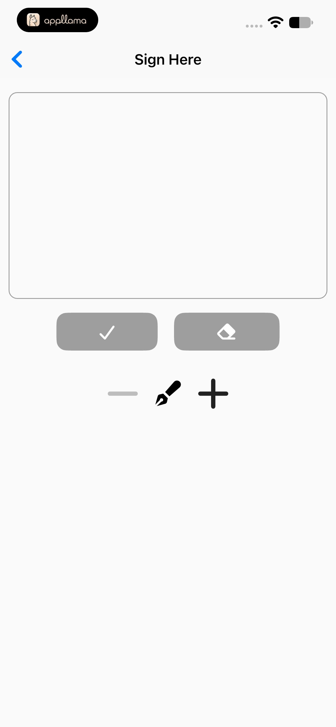 Signature Drawing Pad