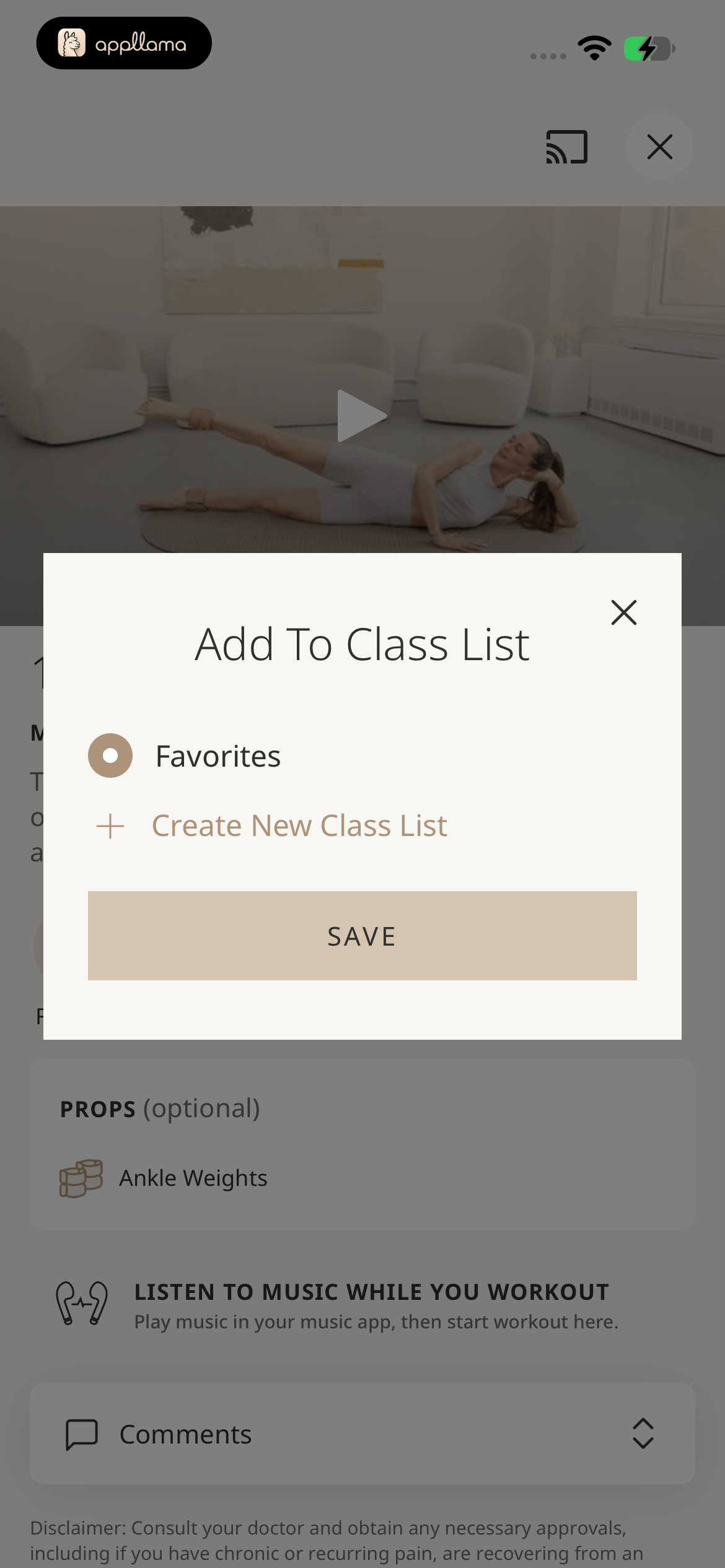 Add To Class List