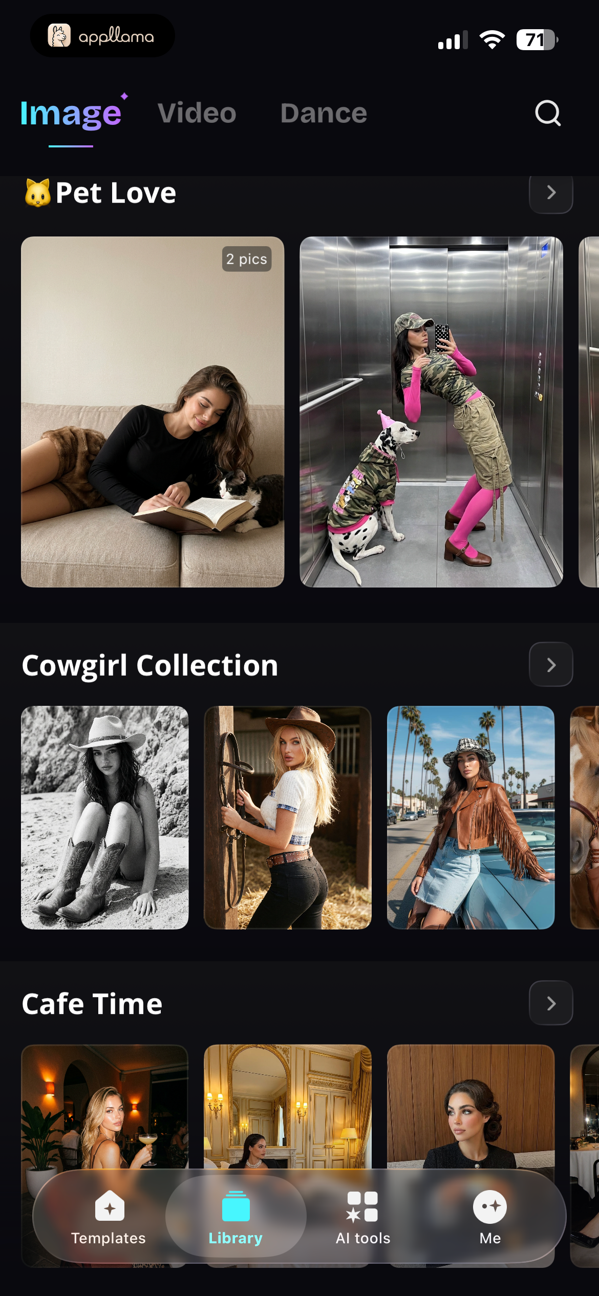 Image Explore Feed