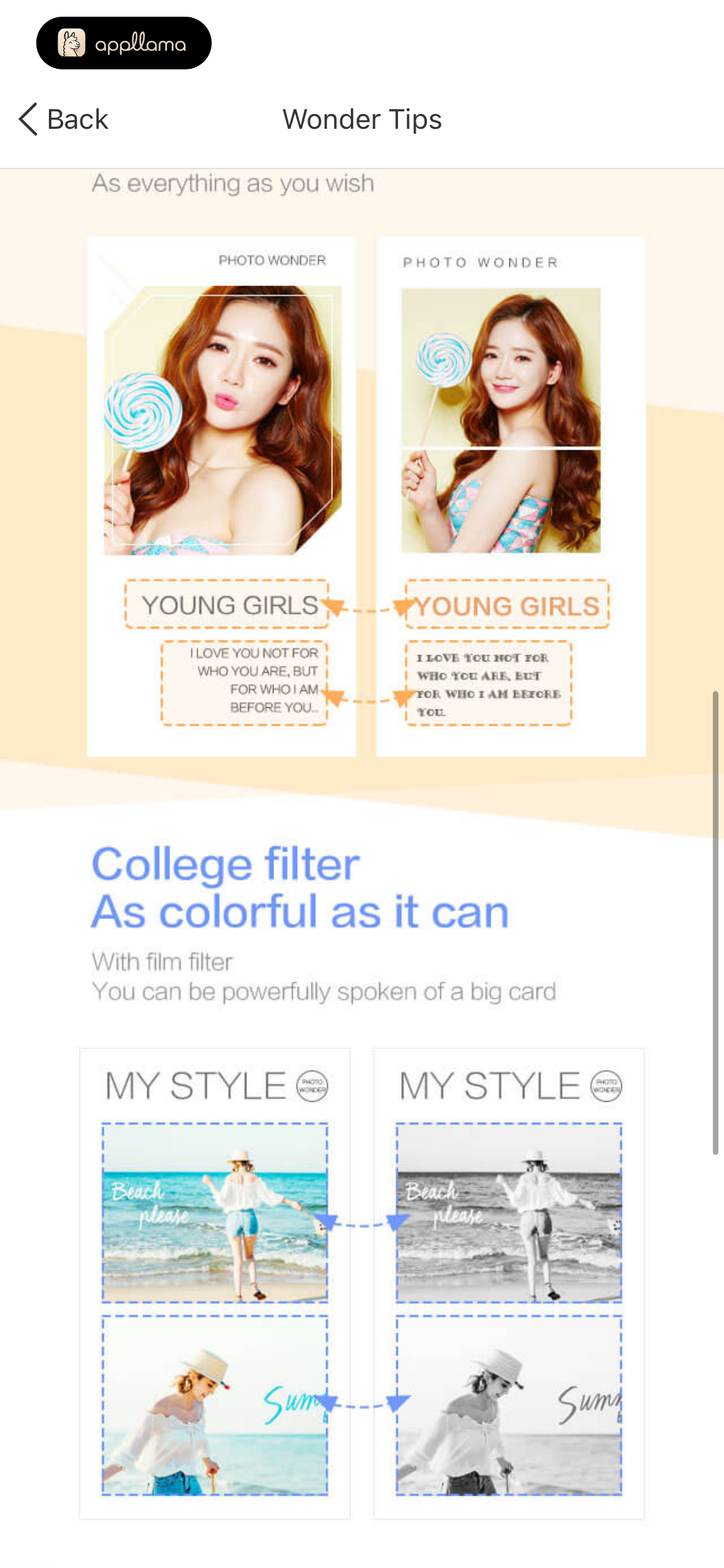 Color Filter Tip