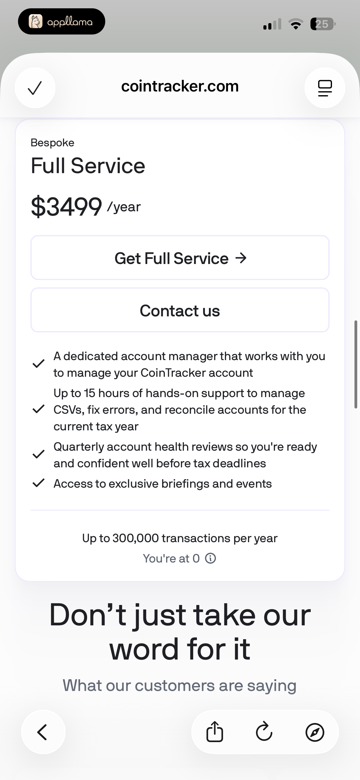 Pricing - Full Service