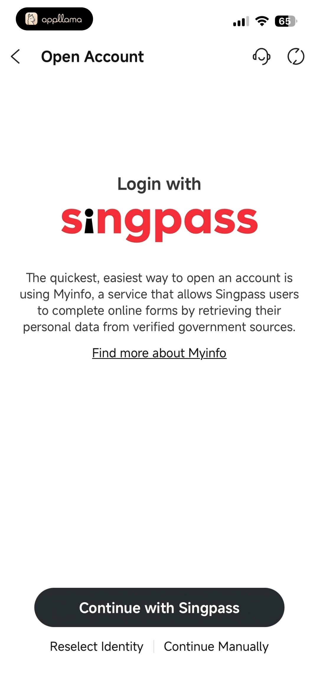 Singpass Authentication