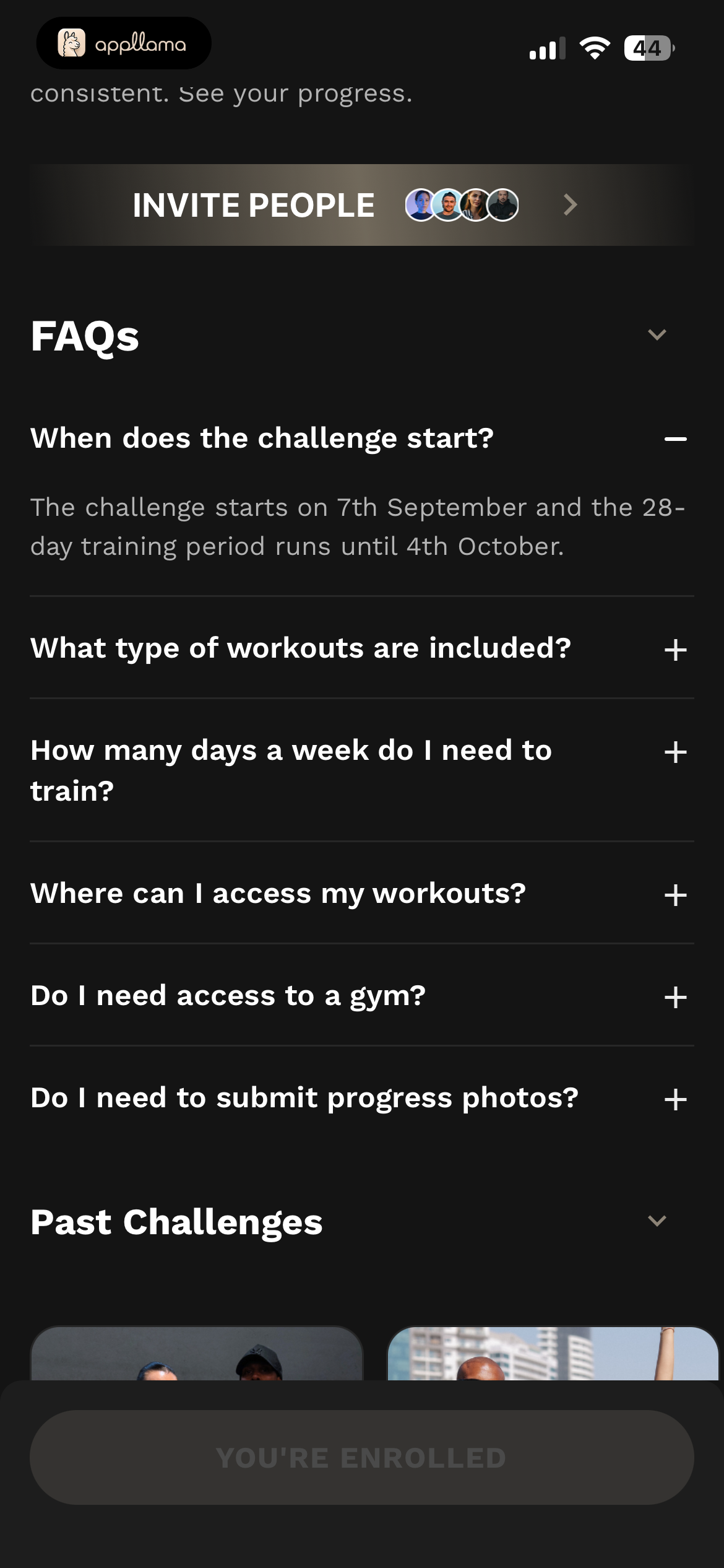 Challenge FAQ