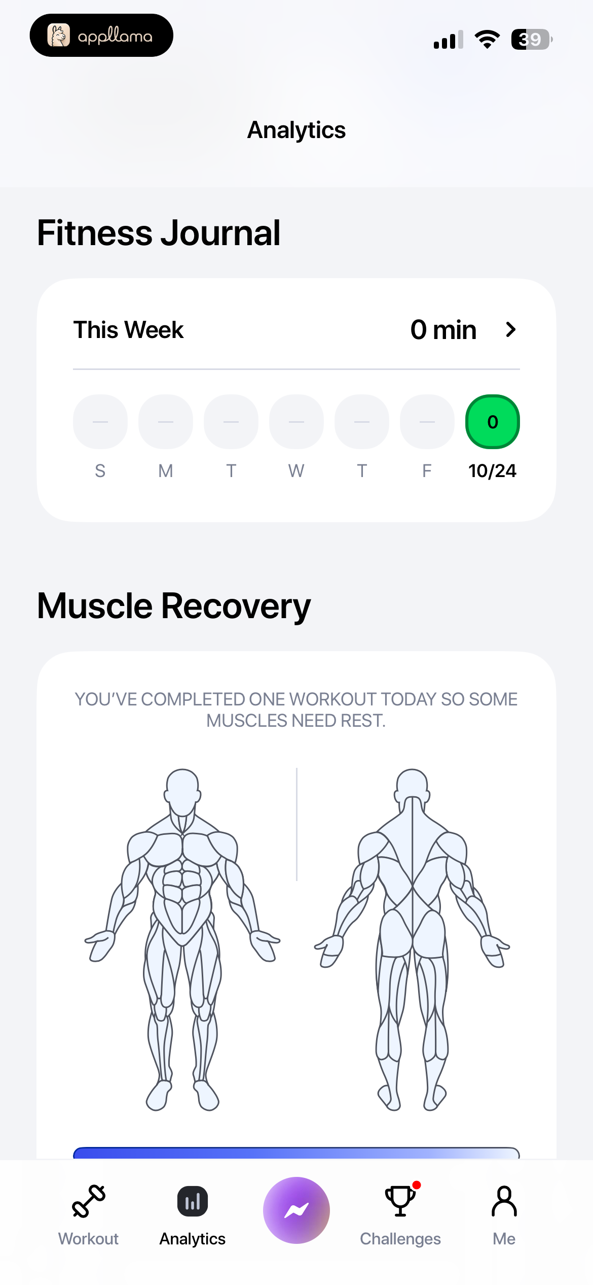 Fitness Journal Overview