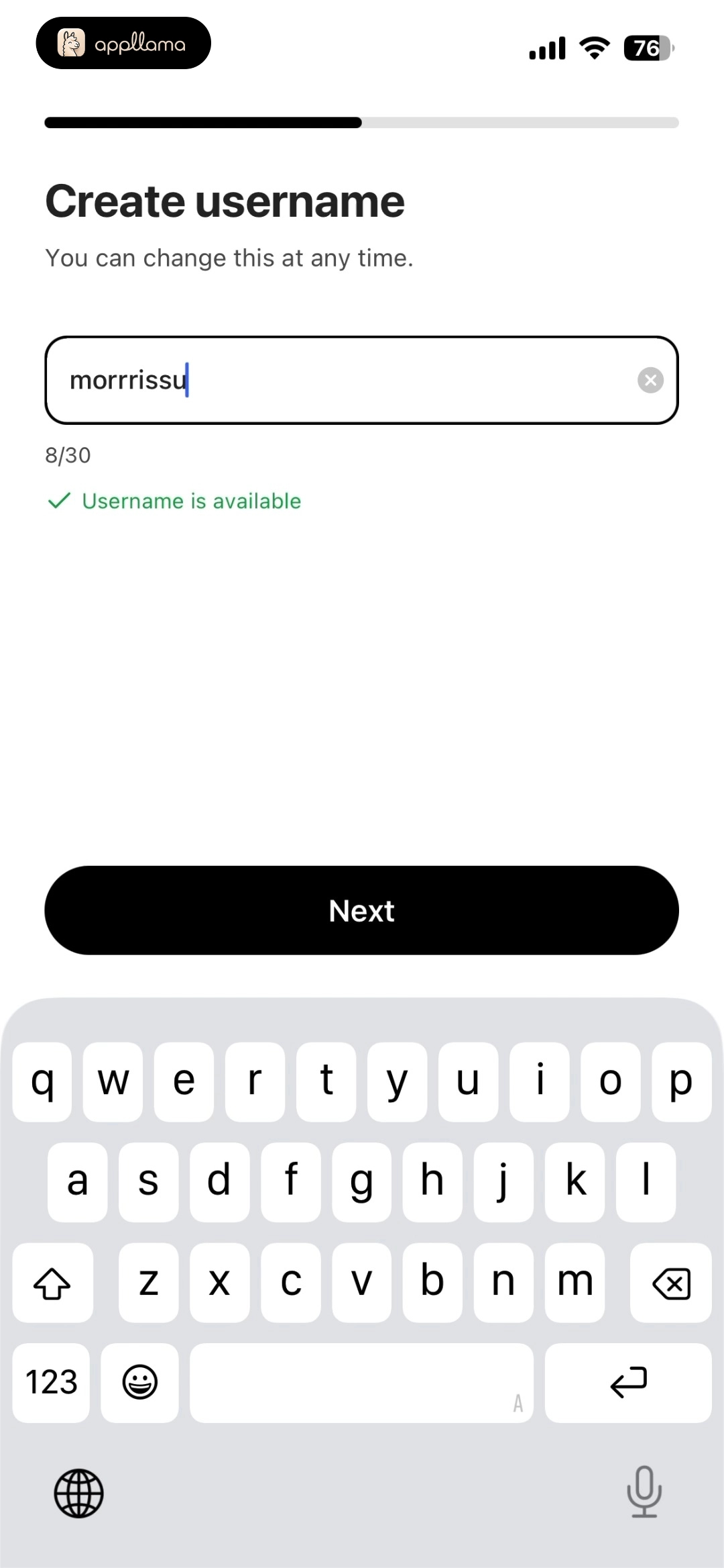 Username Creation