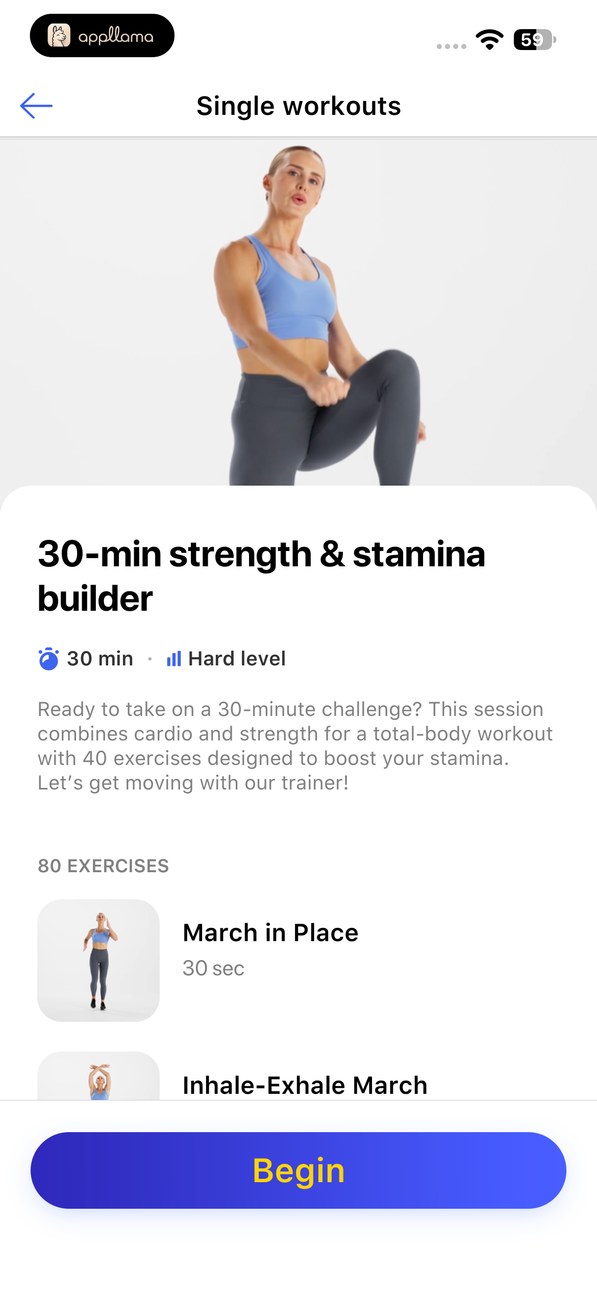 Workout Details