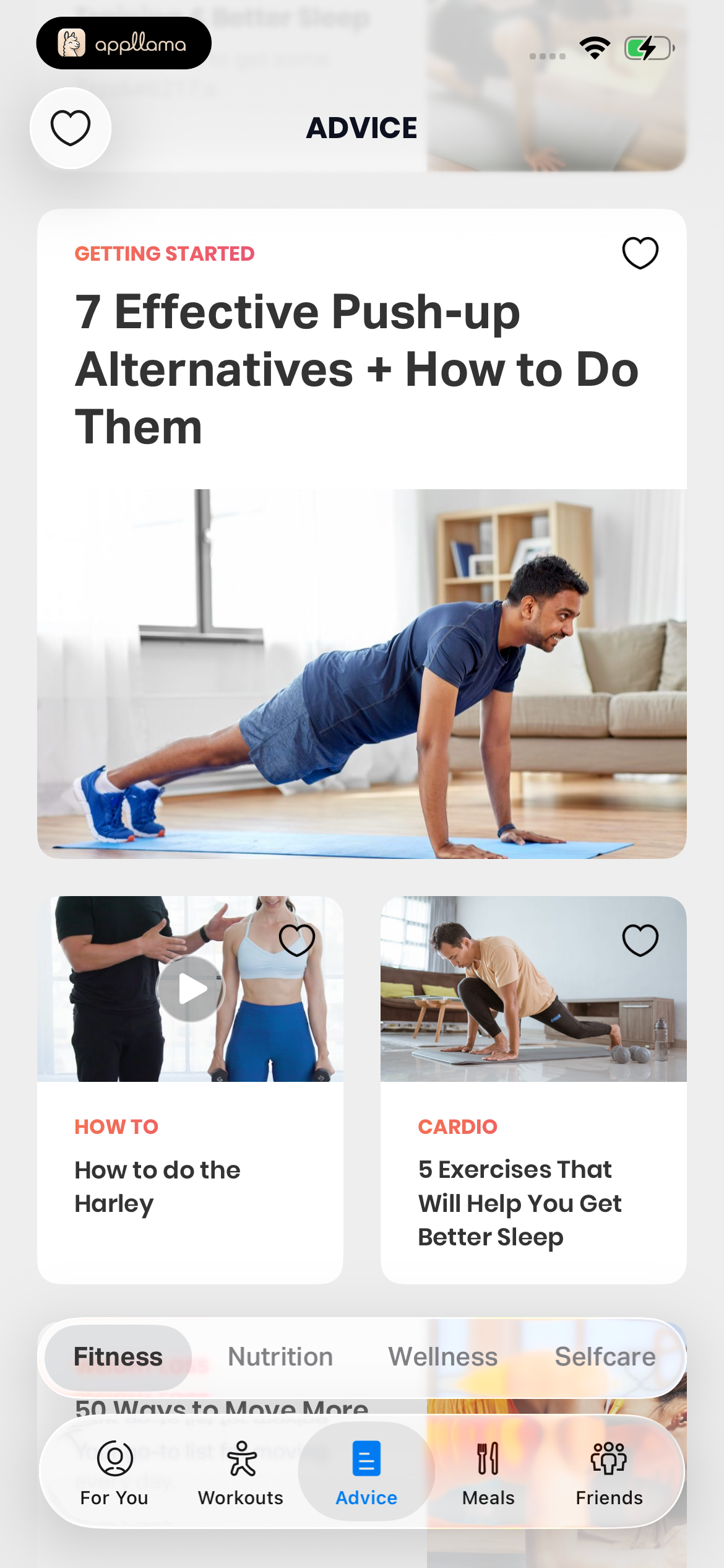 Fitness Advice Topic
