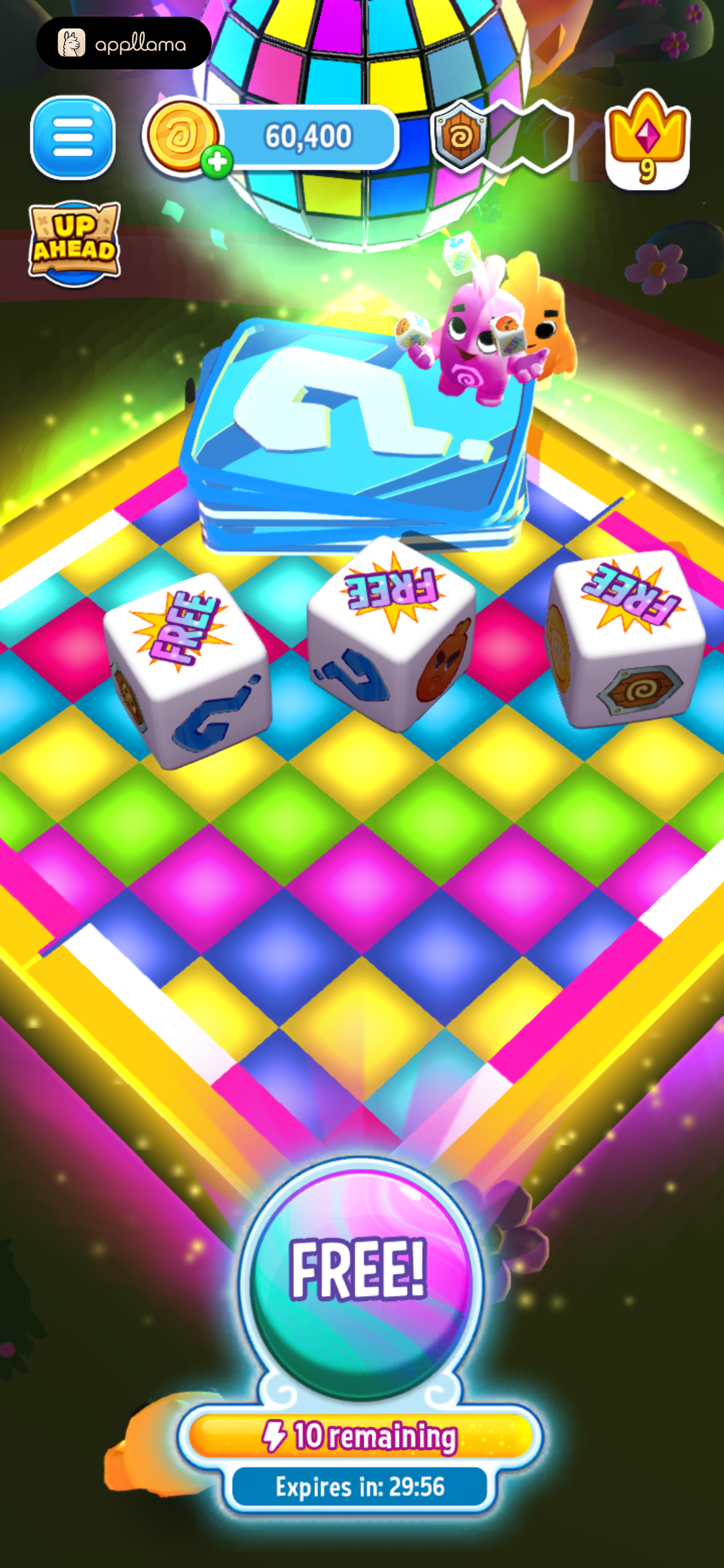 Free Rolls Gameplay