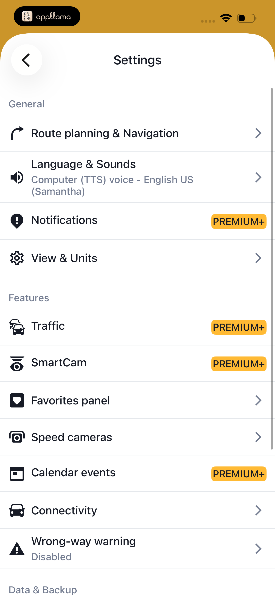 General Settings