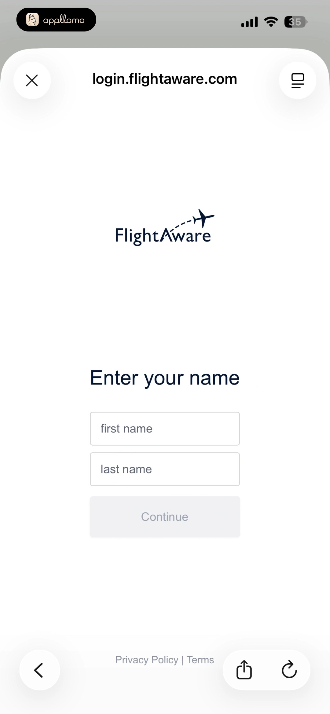 Name Entry