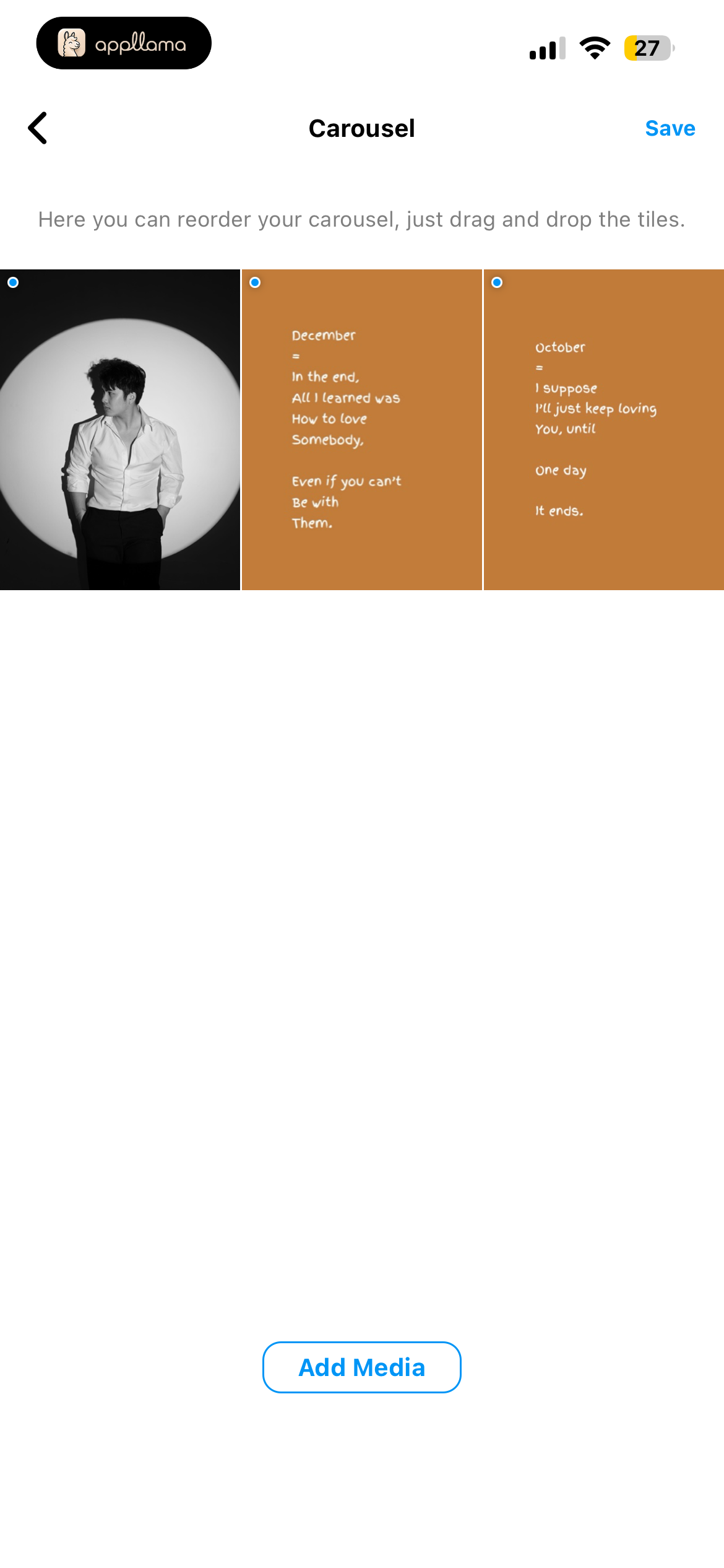 Carousel Editor