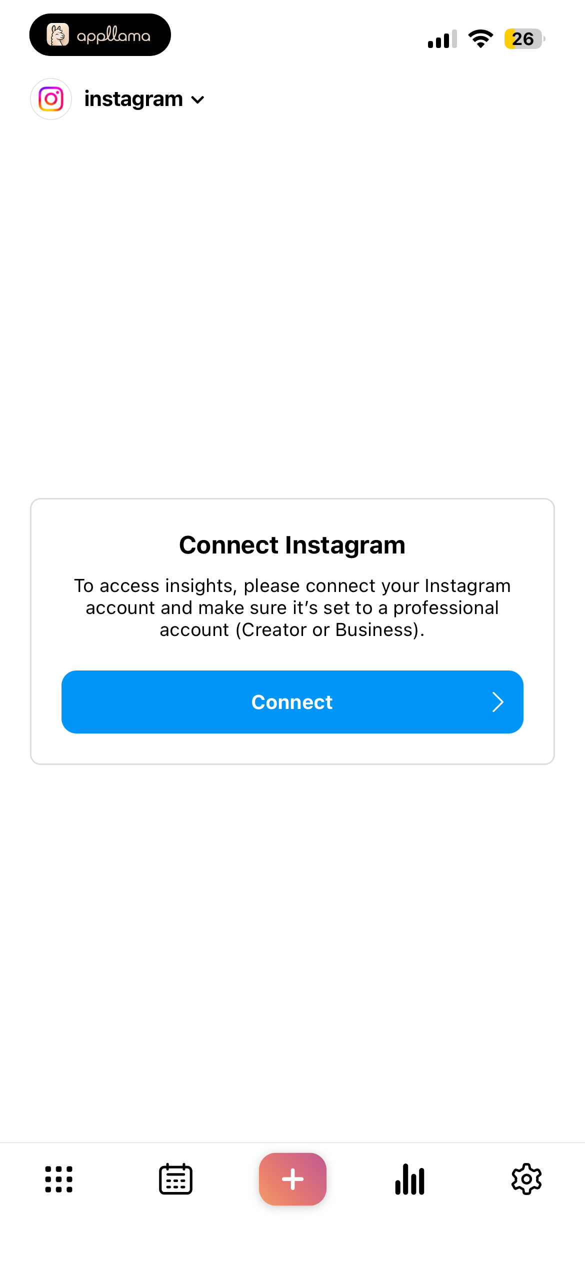 Connect Instagram