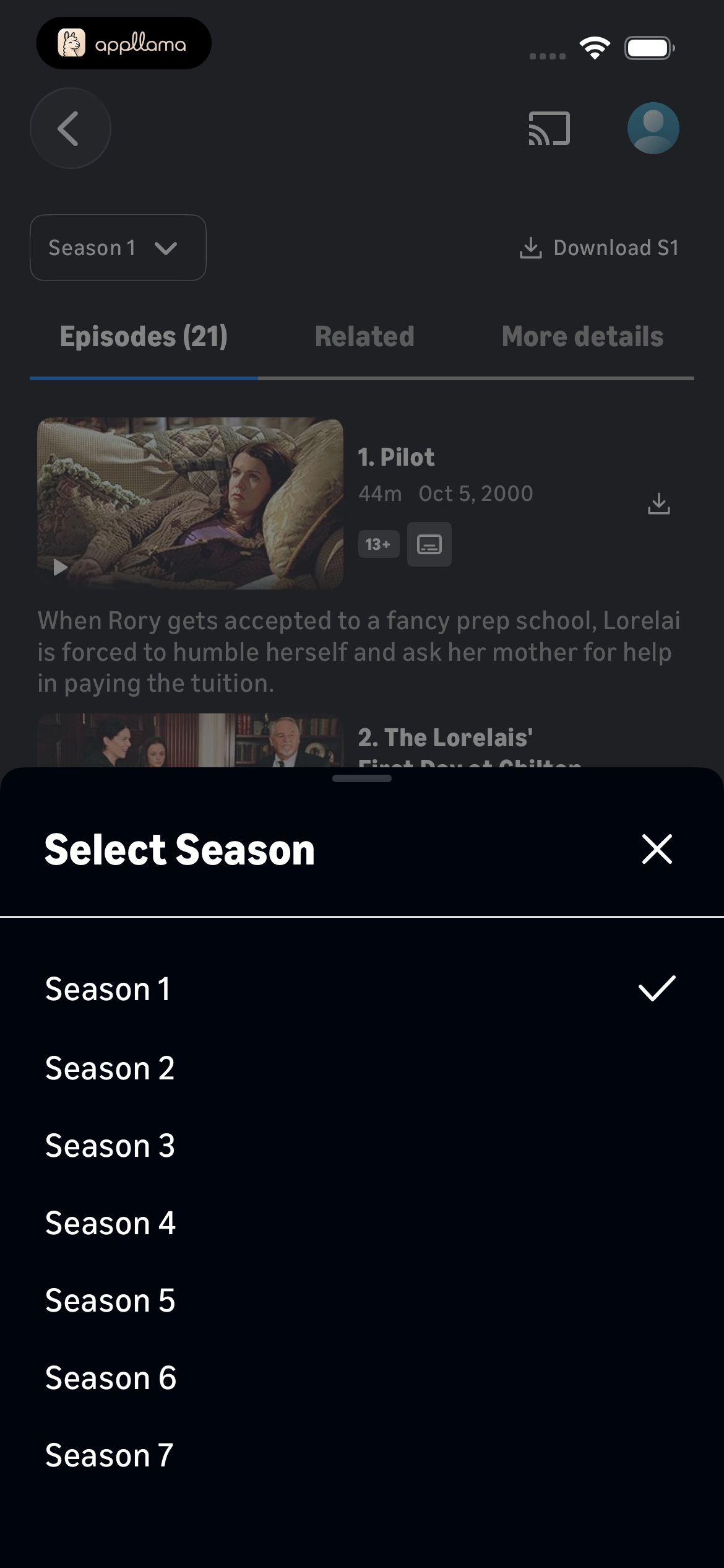 Season Selector