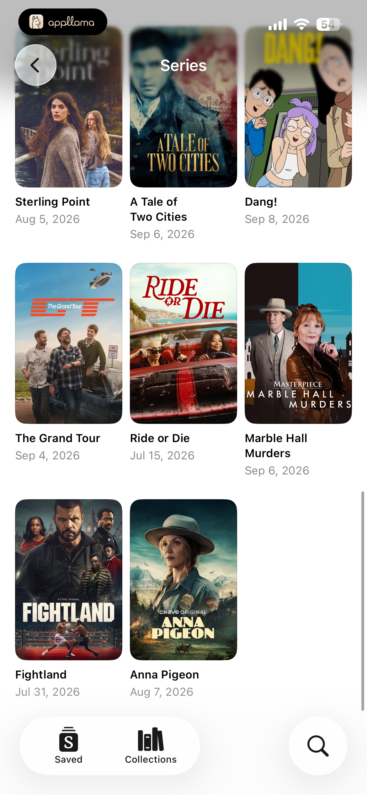 Series Browse Scrolled