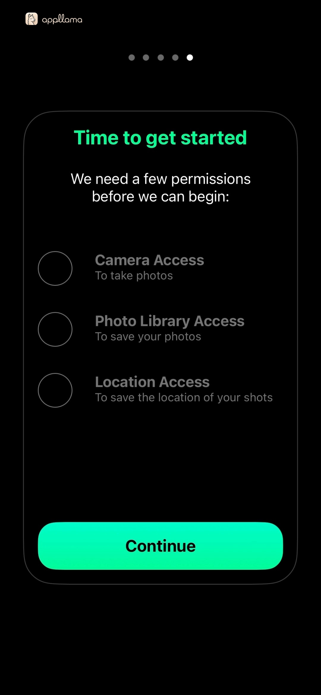 Permissions Setup