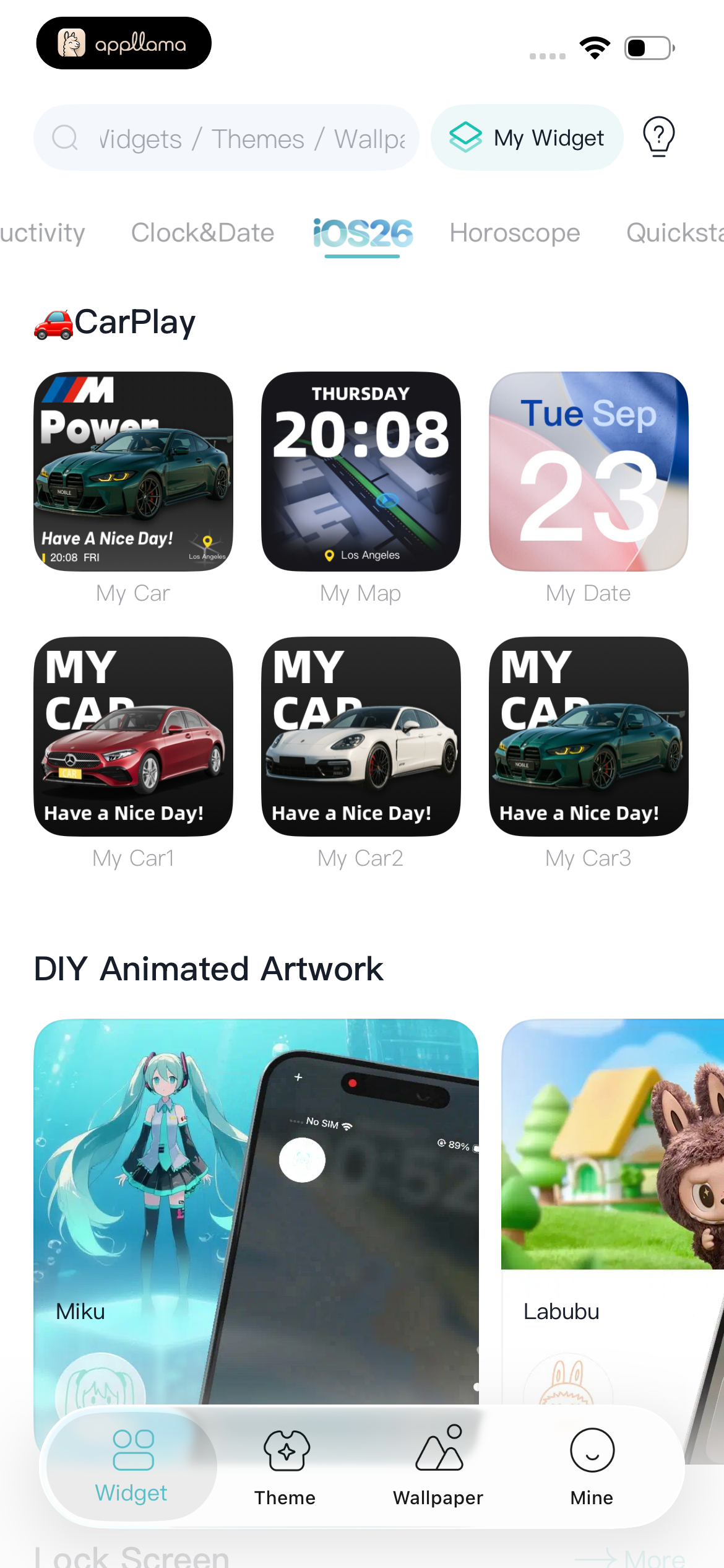 Digital Widgets