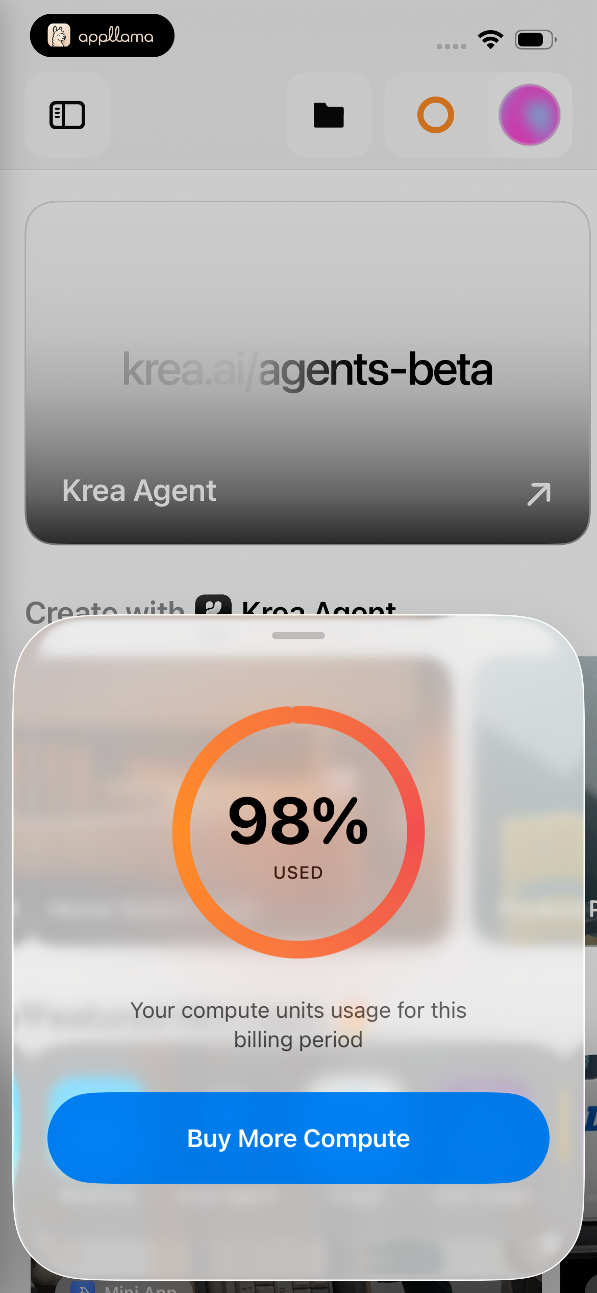 Compute Usage Alert