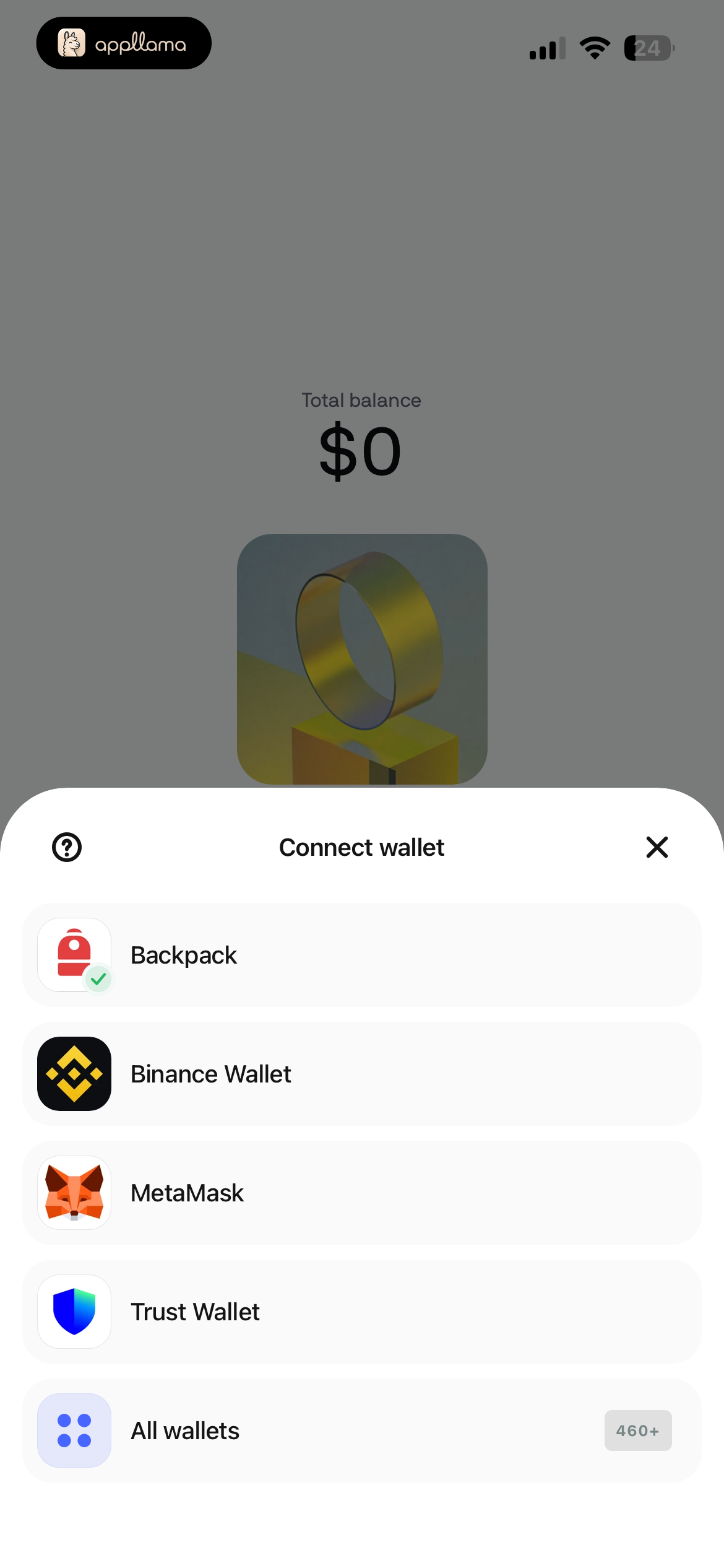 Connect Wallet Picker