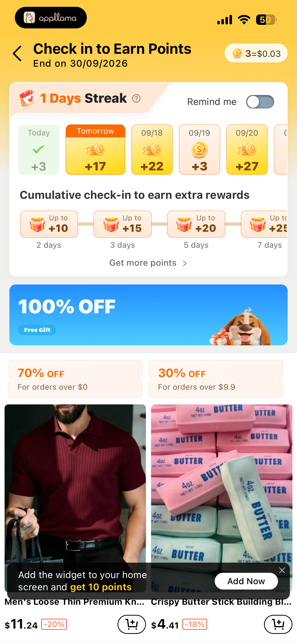 Daily Check-In
