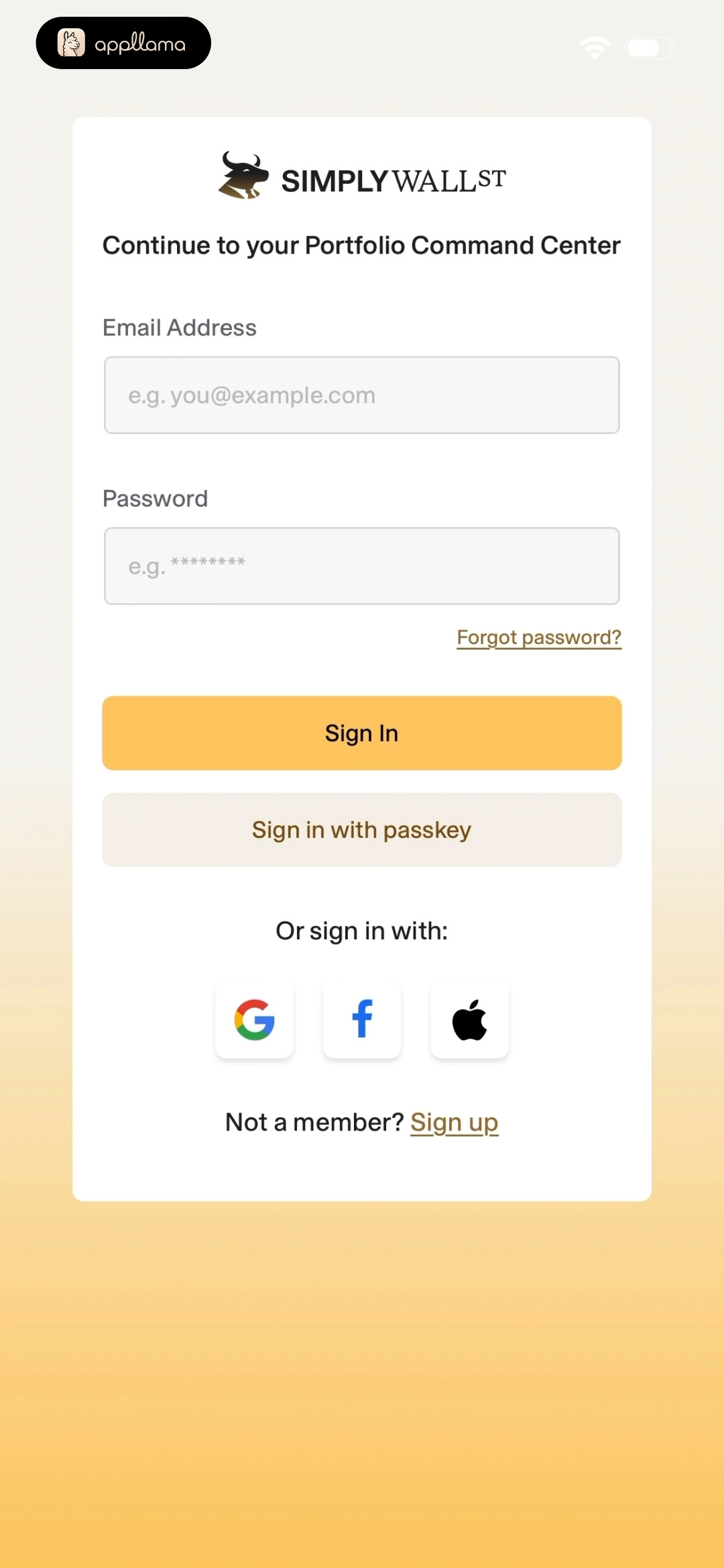 Sign In