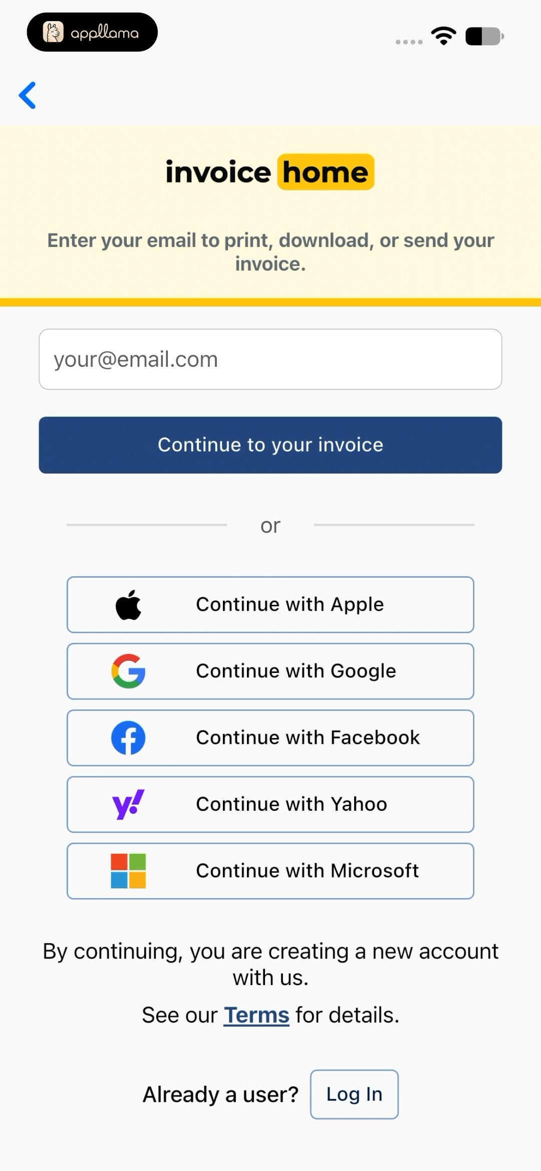 Sign Up