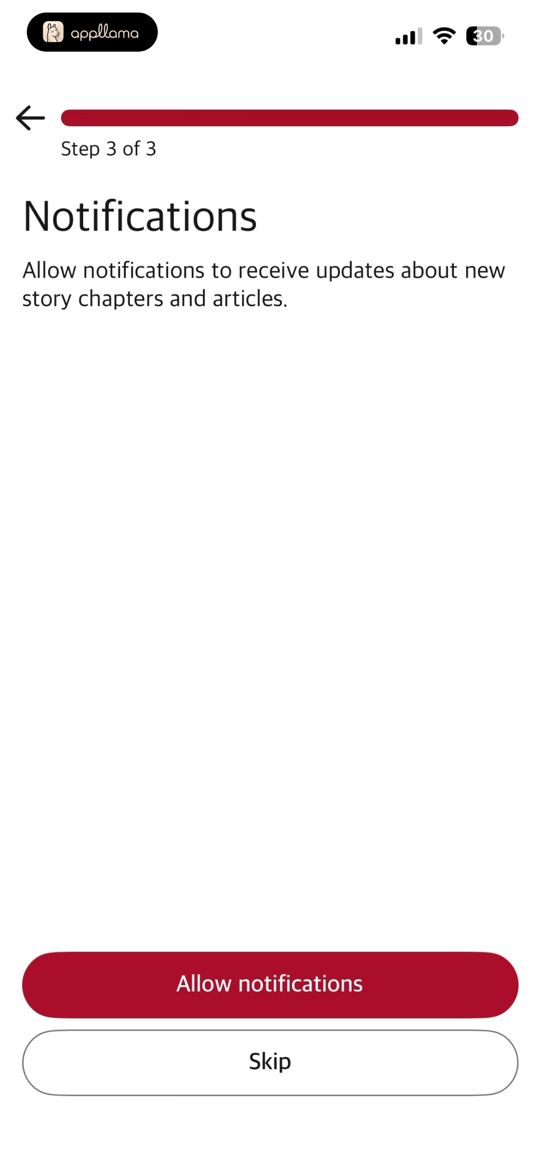 Notification Permission