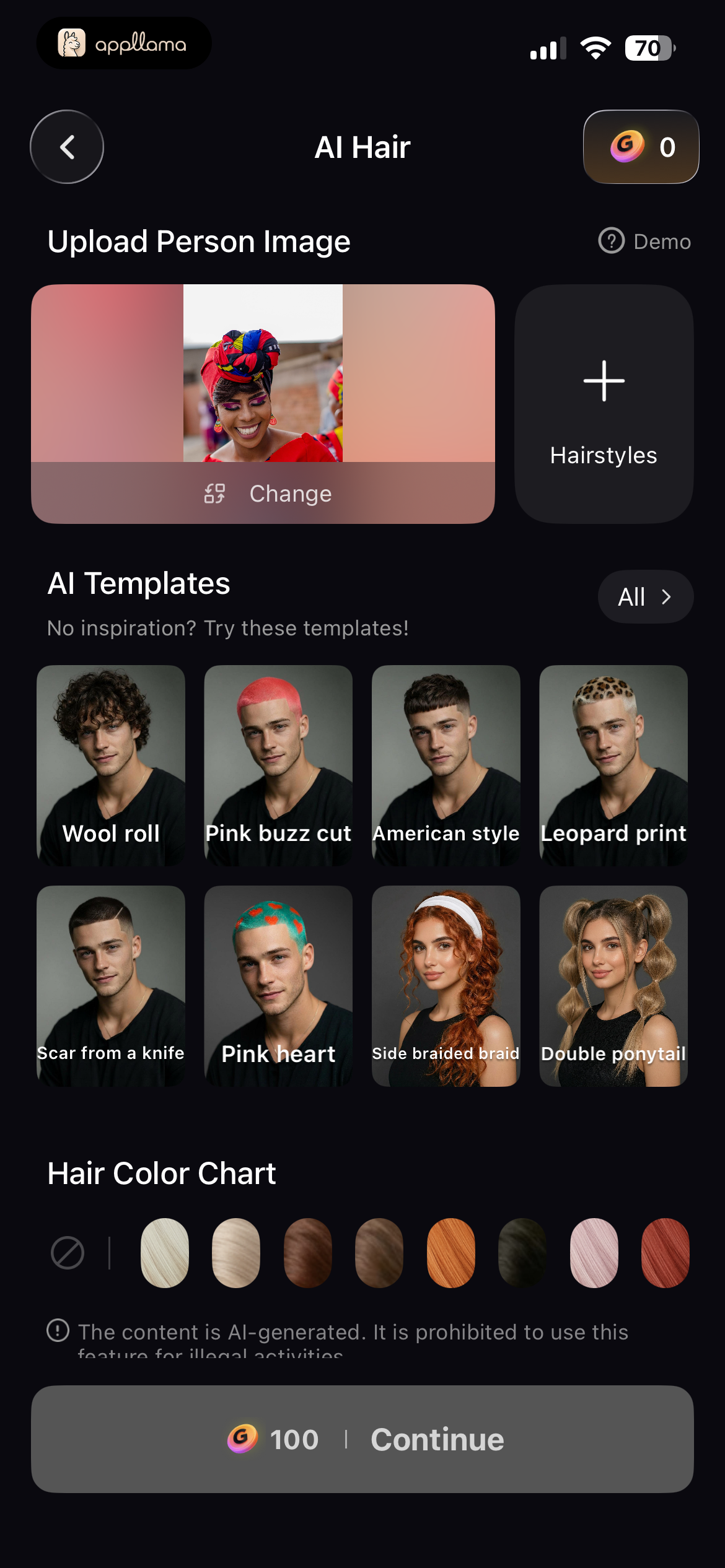 AI Hair Generator
