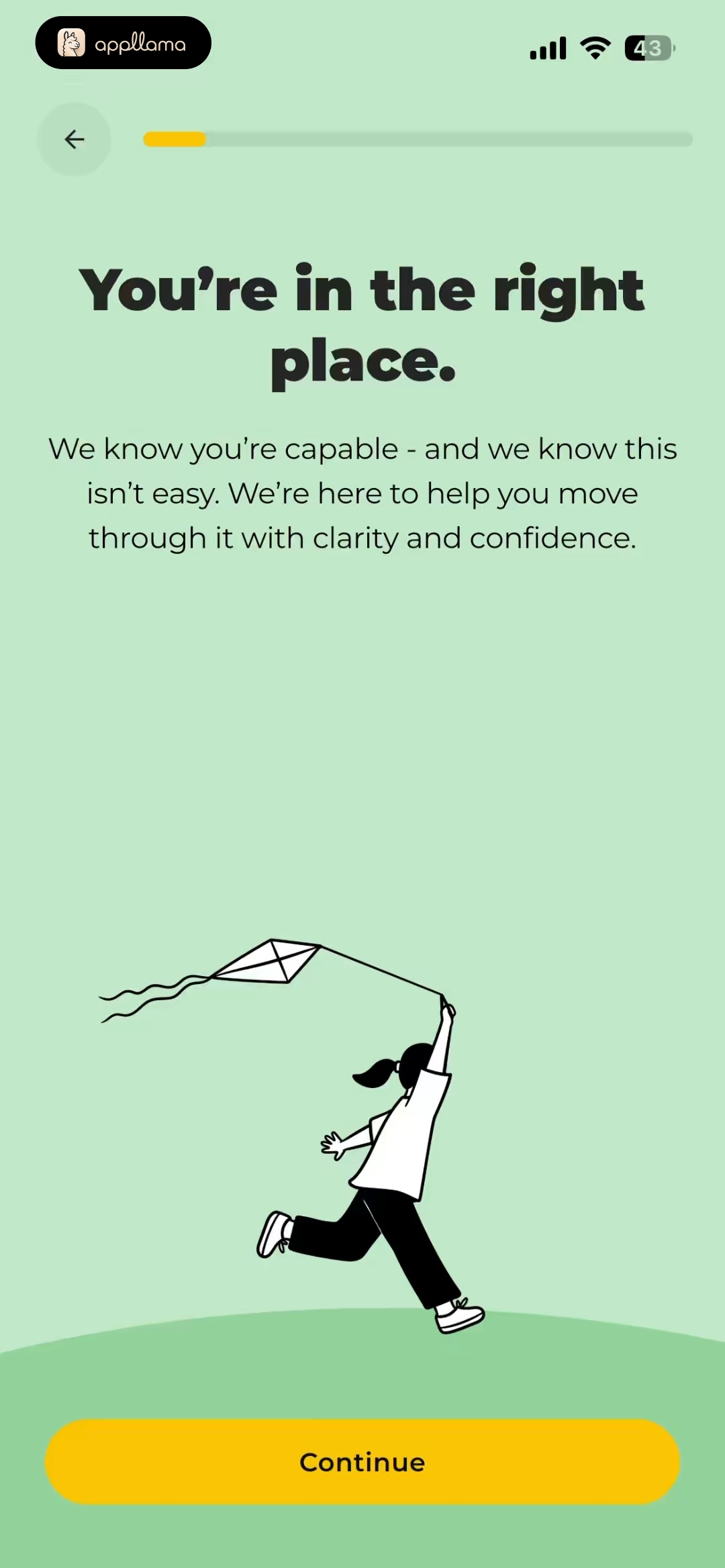 Reassurance Interstitial