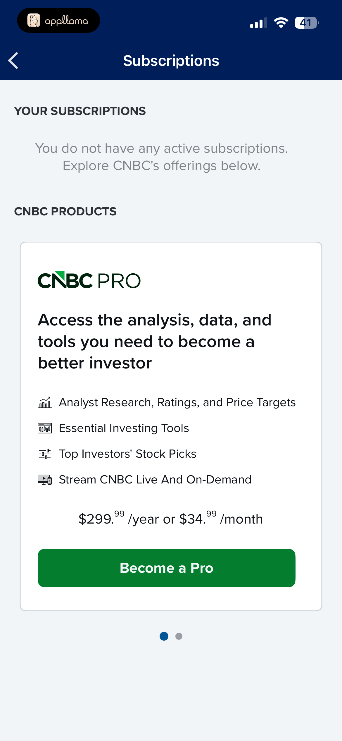 CNBC Pro Subscription Offer