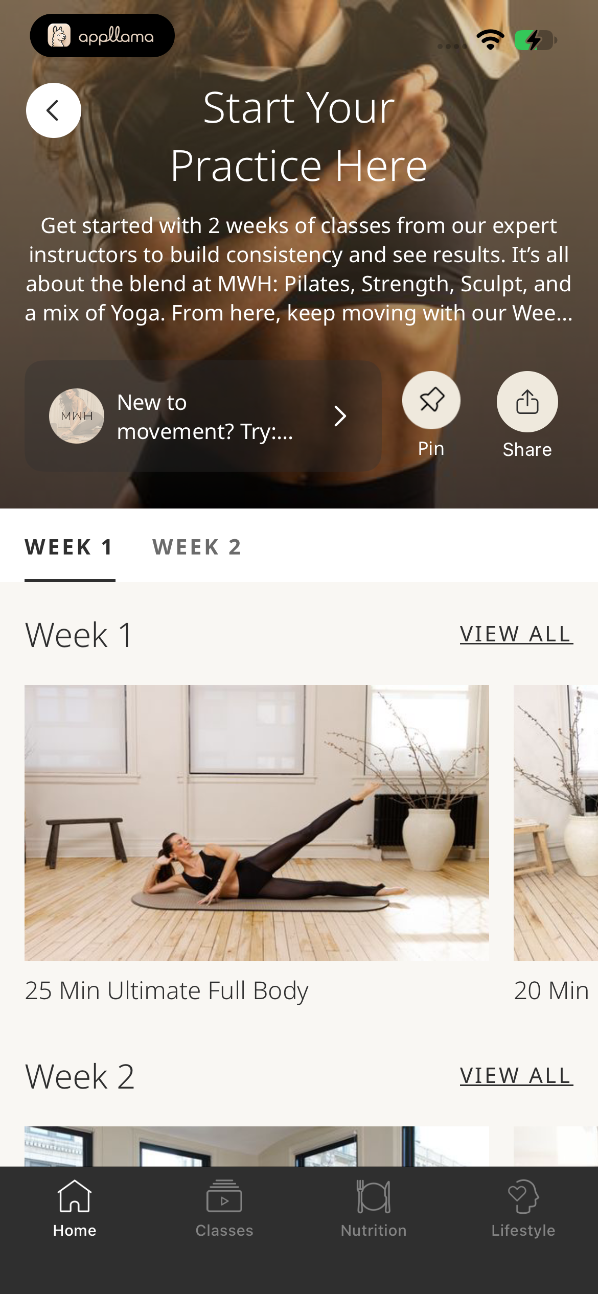 Workout Program Detail