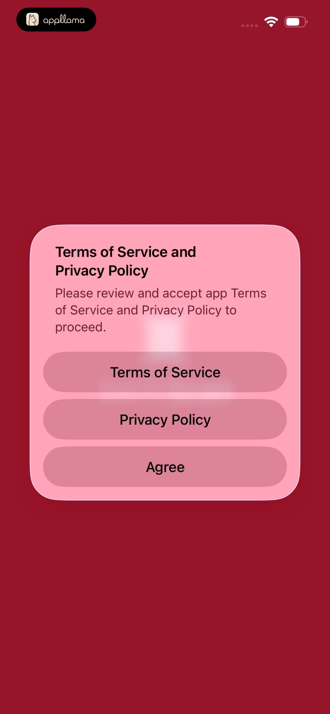 Terms & Privacy Consent