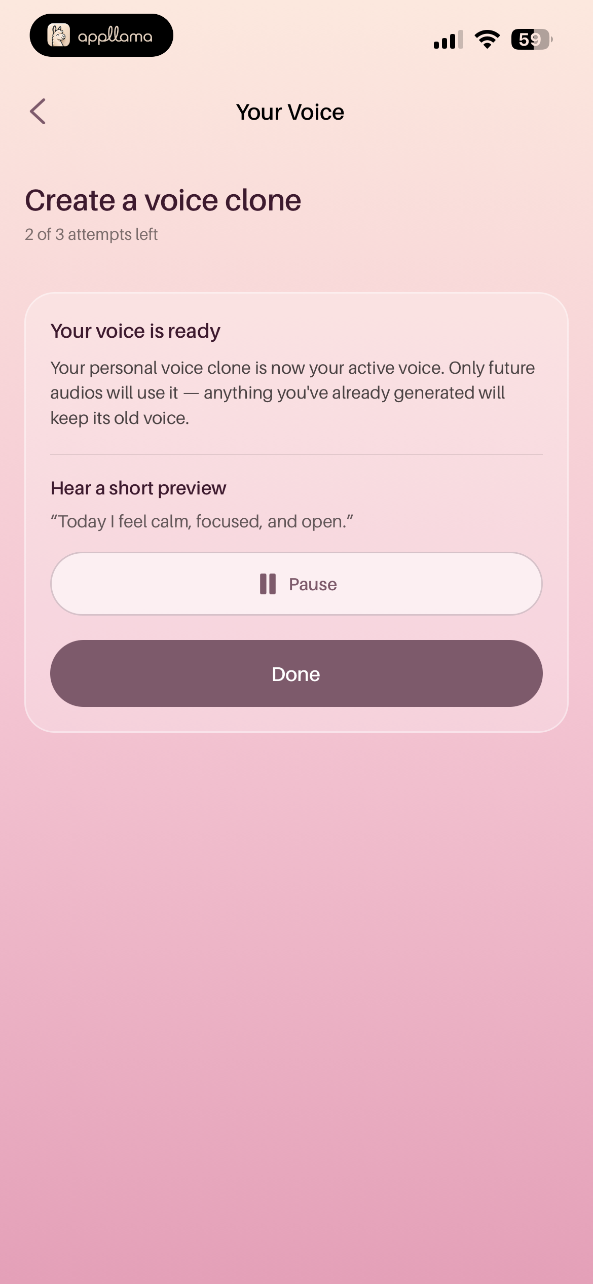 Save Voice Clone