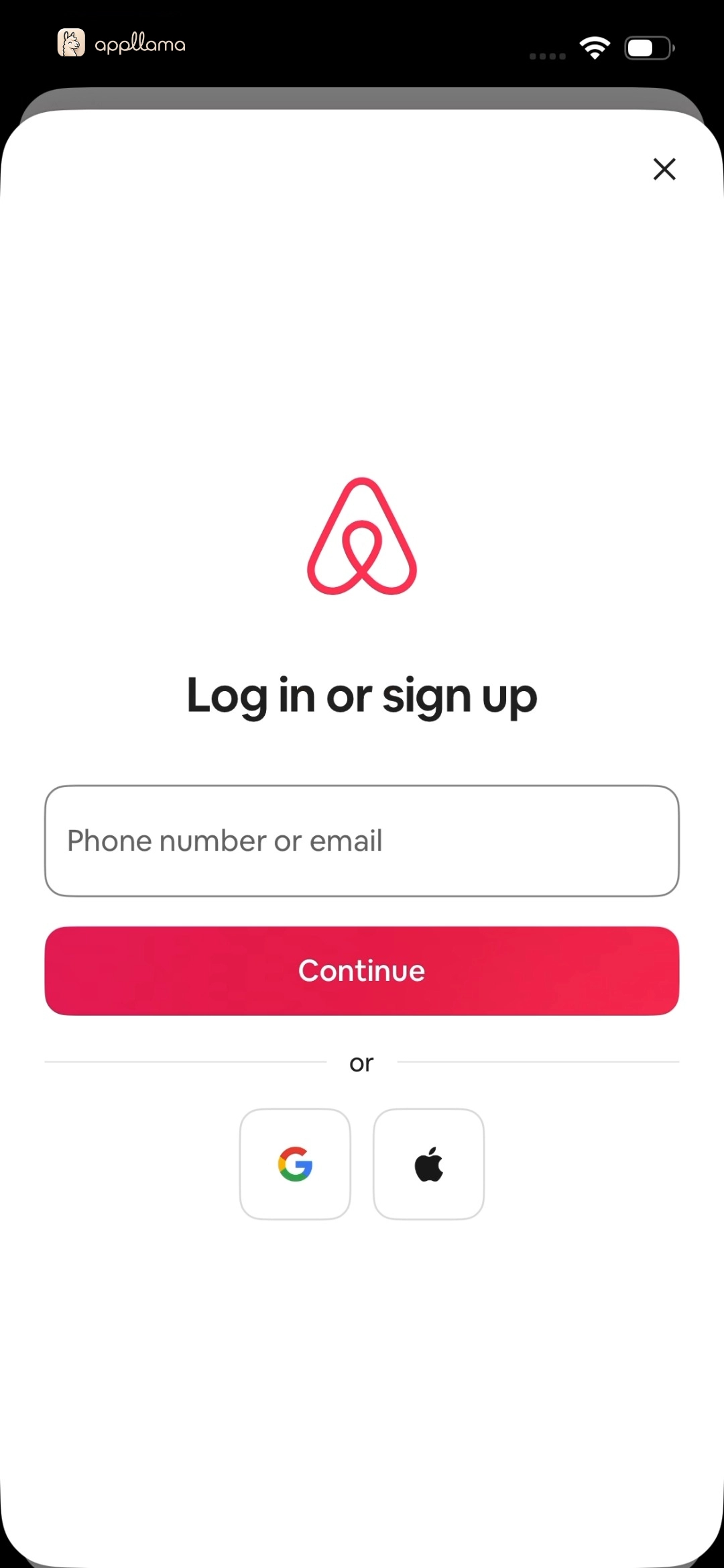 Log In or Sign Up