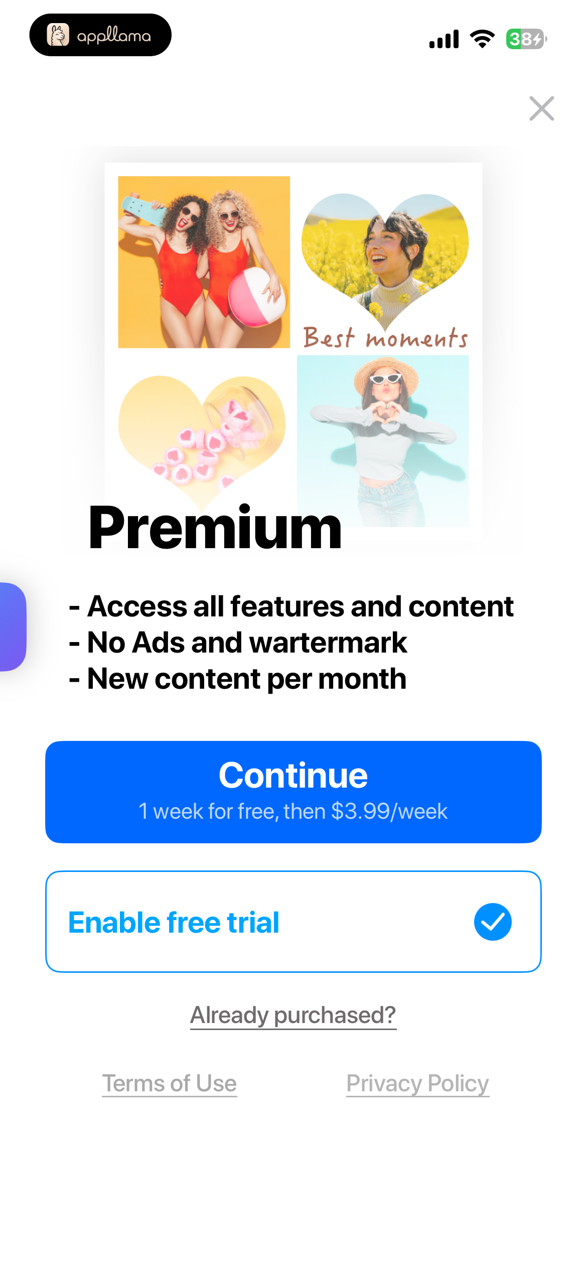 Premium Subscription Offer